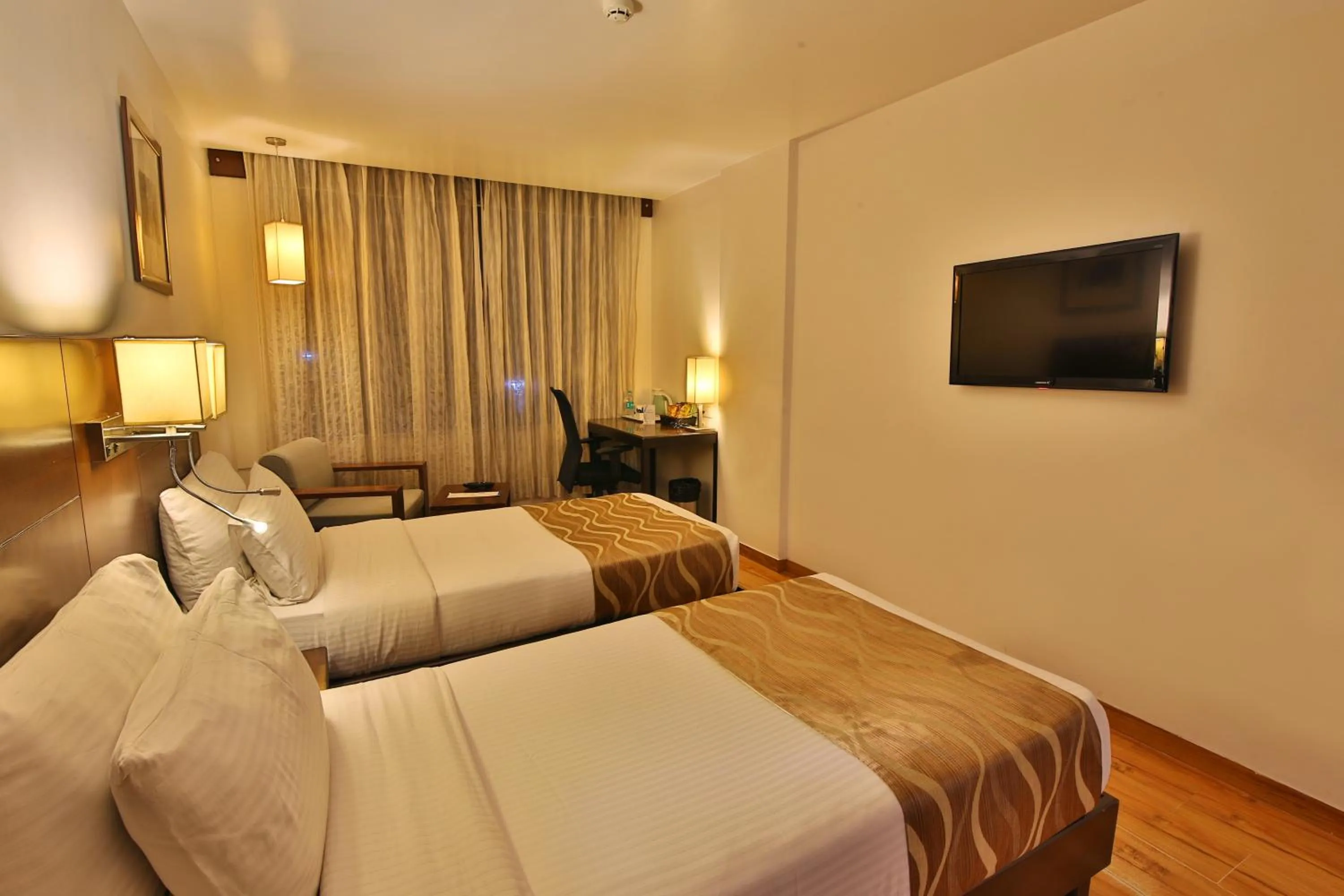 Living room, Bed in Hotel Clarks Collection Vadodara