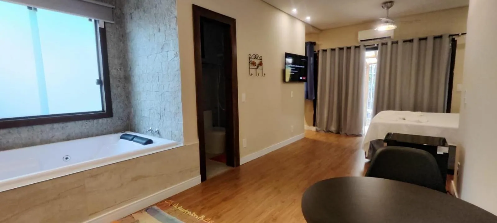 Bed in Pousada Banana Cipó