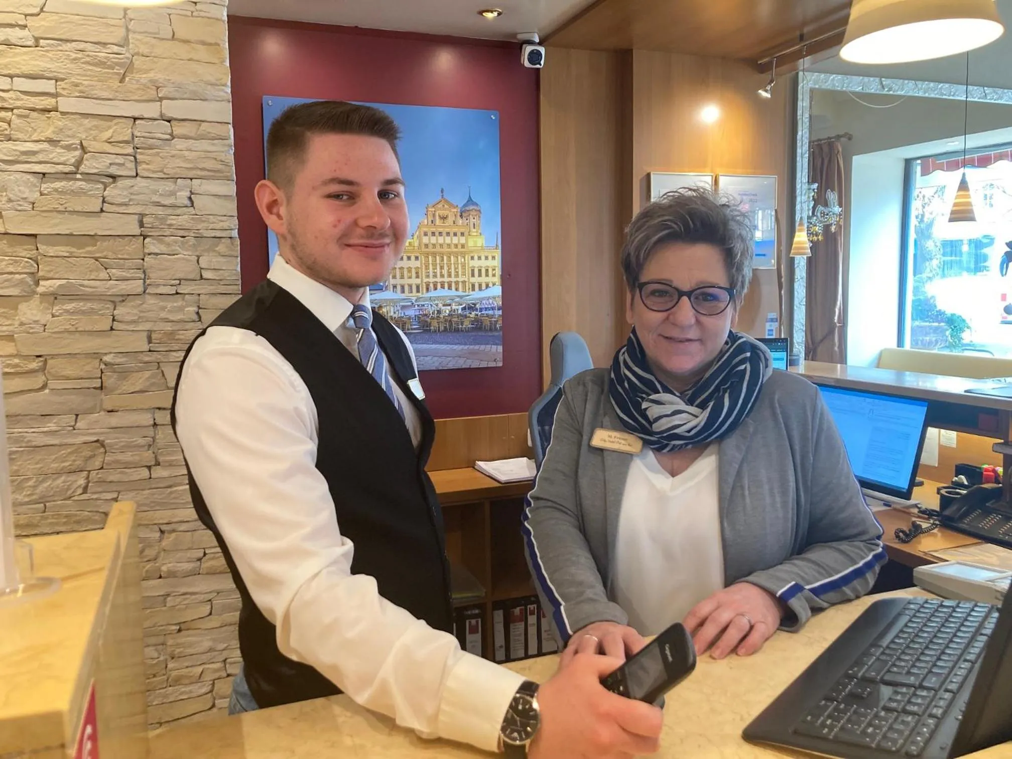 Lobby or reception in City Hotel Ost am Kö