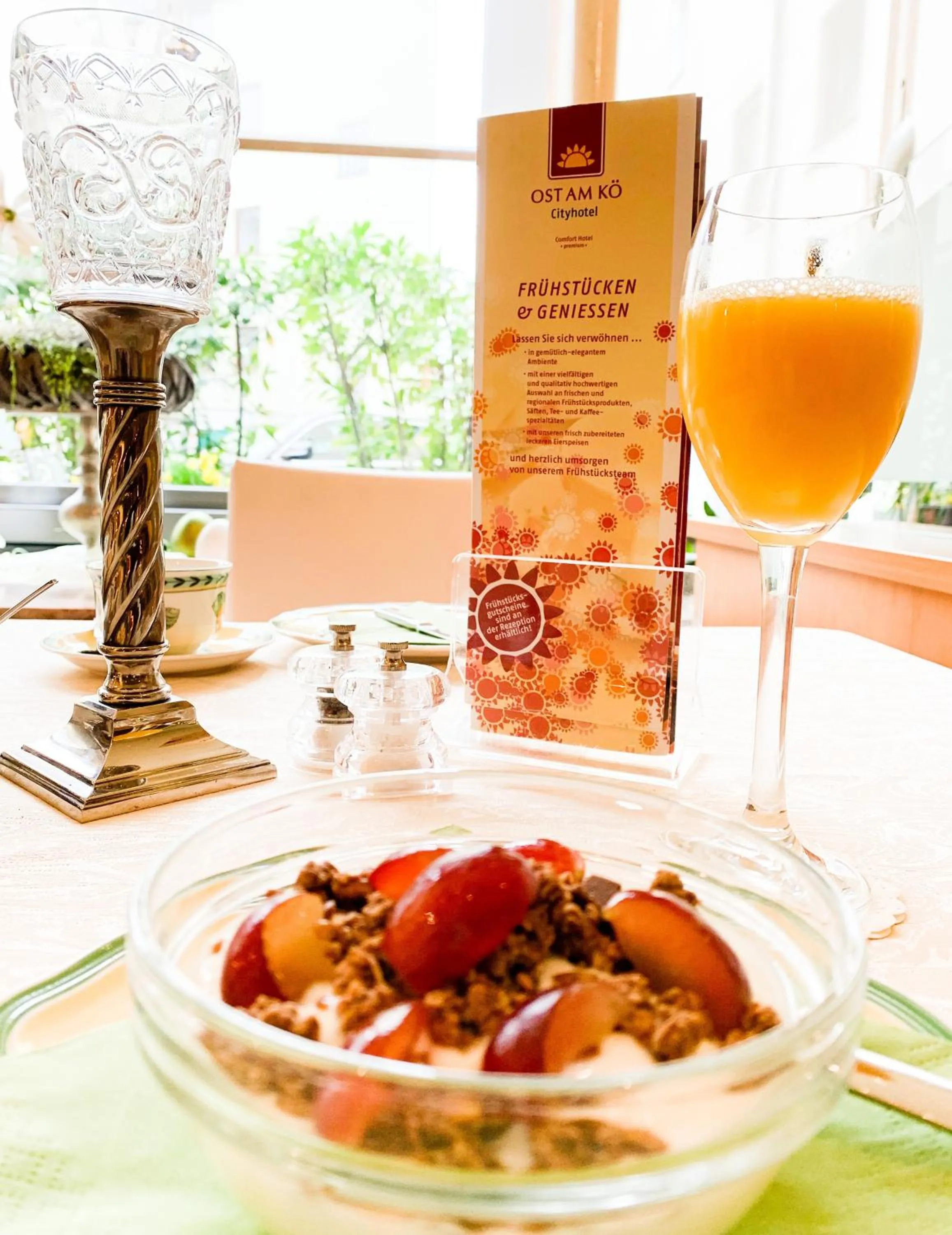 Restaurant/places to eat in City Hotel Ost am Kö