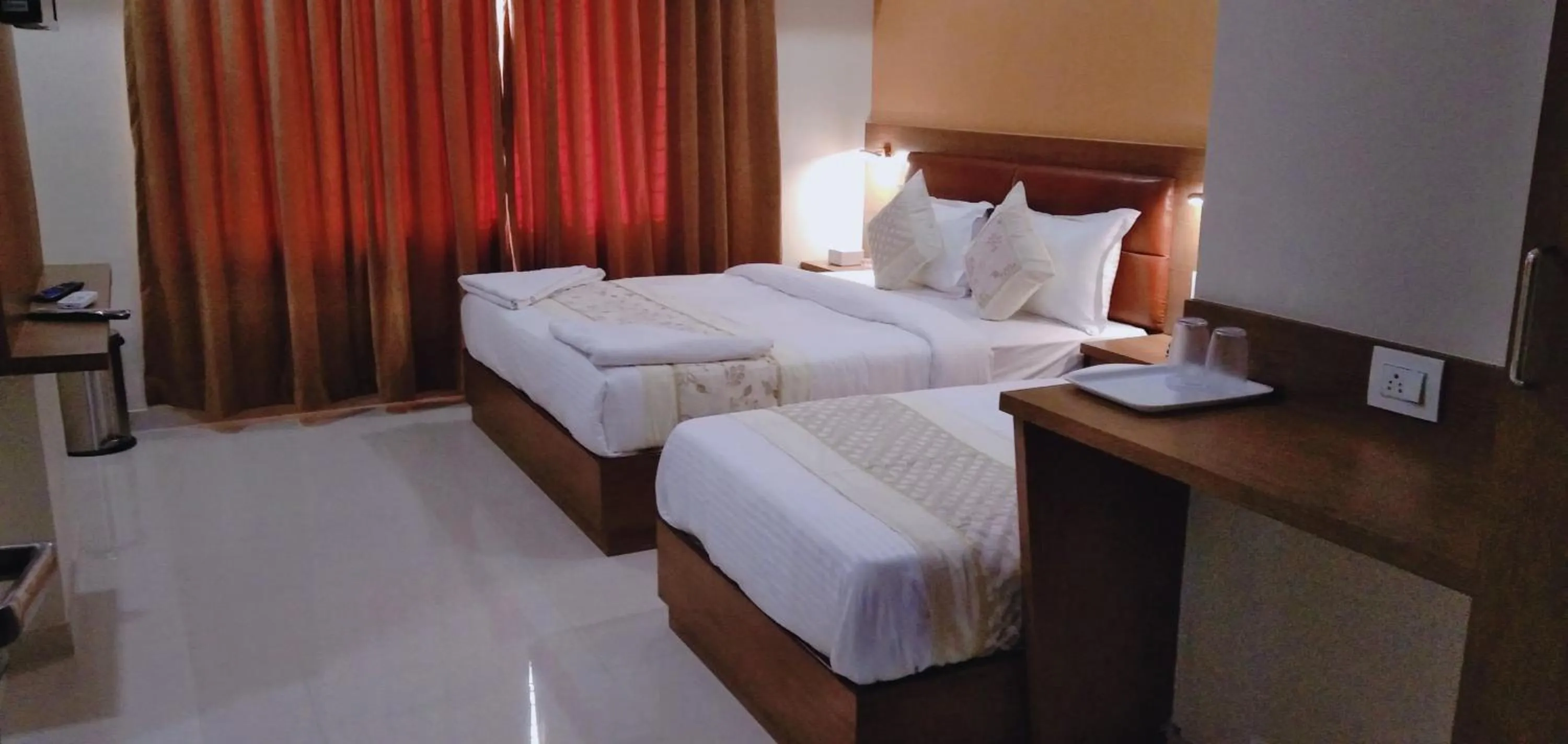 Bedroom, Bed in Hotel Crystal Luxury Inn- Bandra