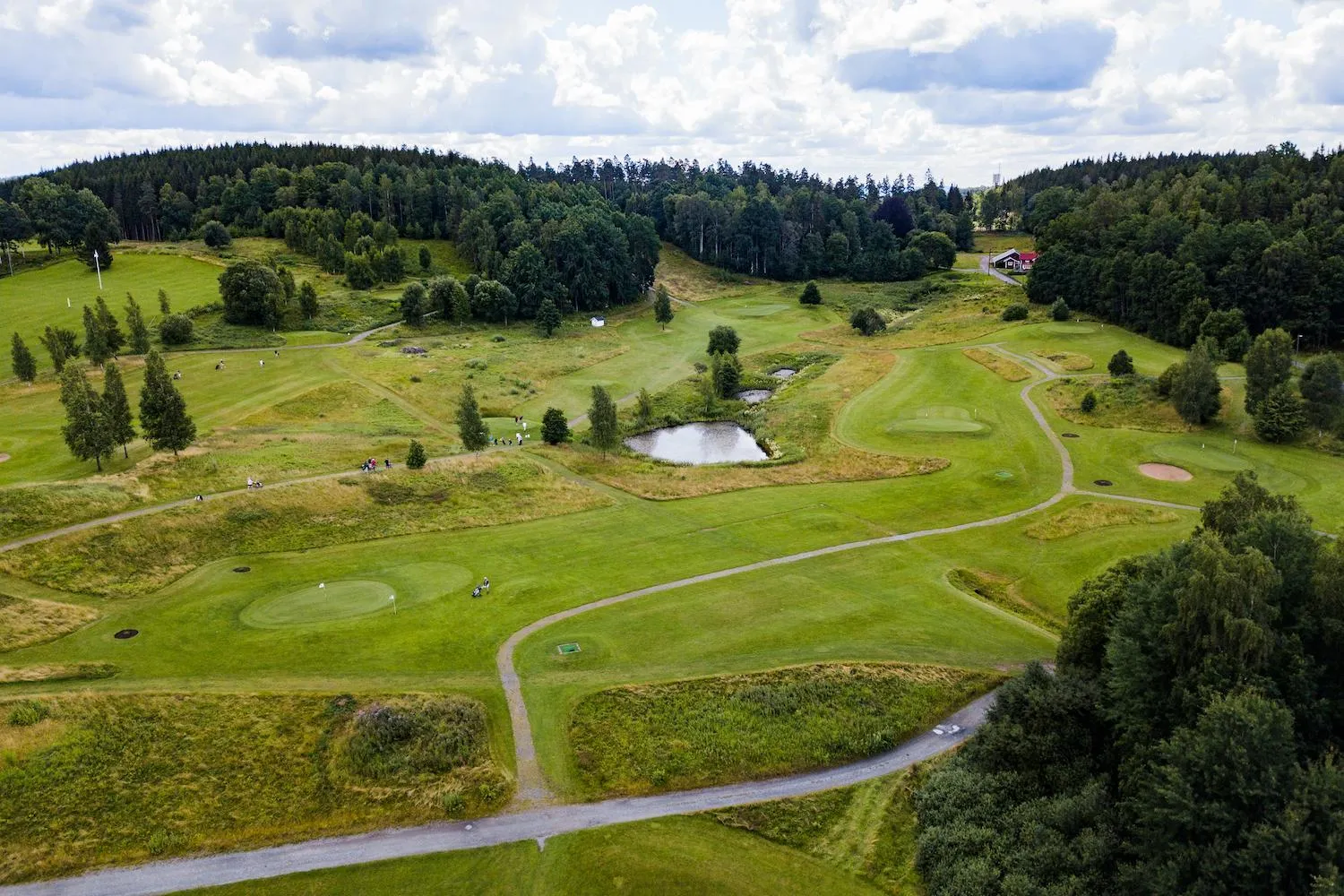 Golfcourse in Lydde Gård