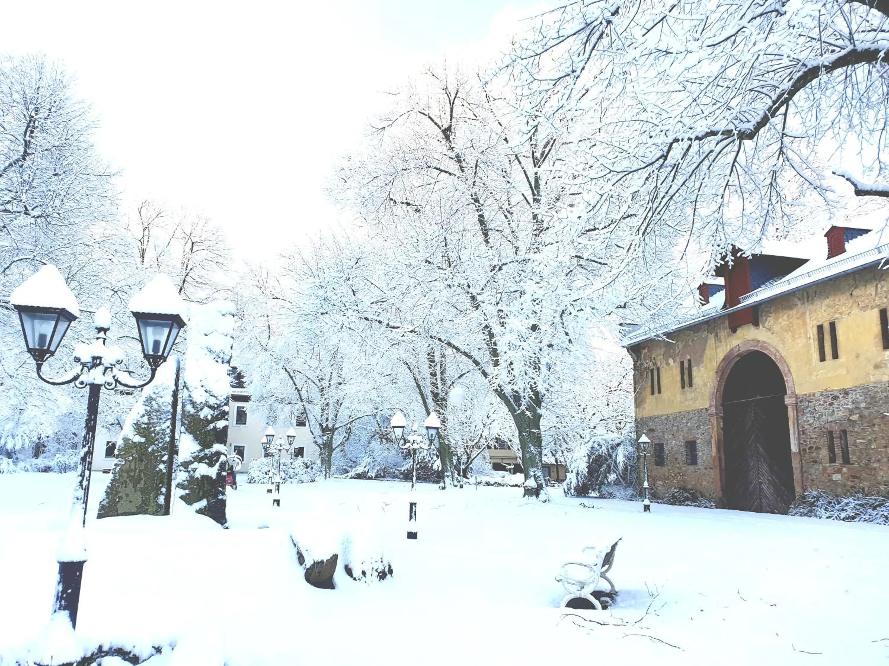 Property building in Jagdschloss Hotel Niederwald