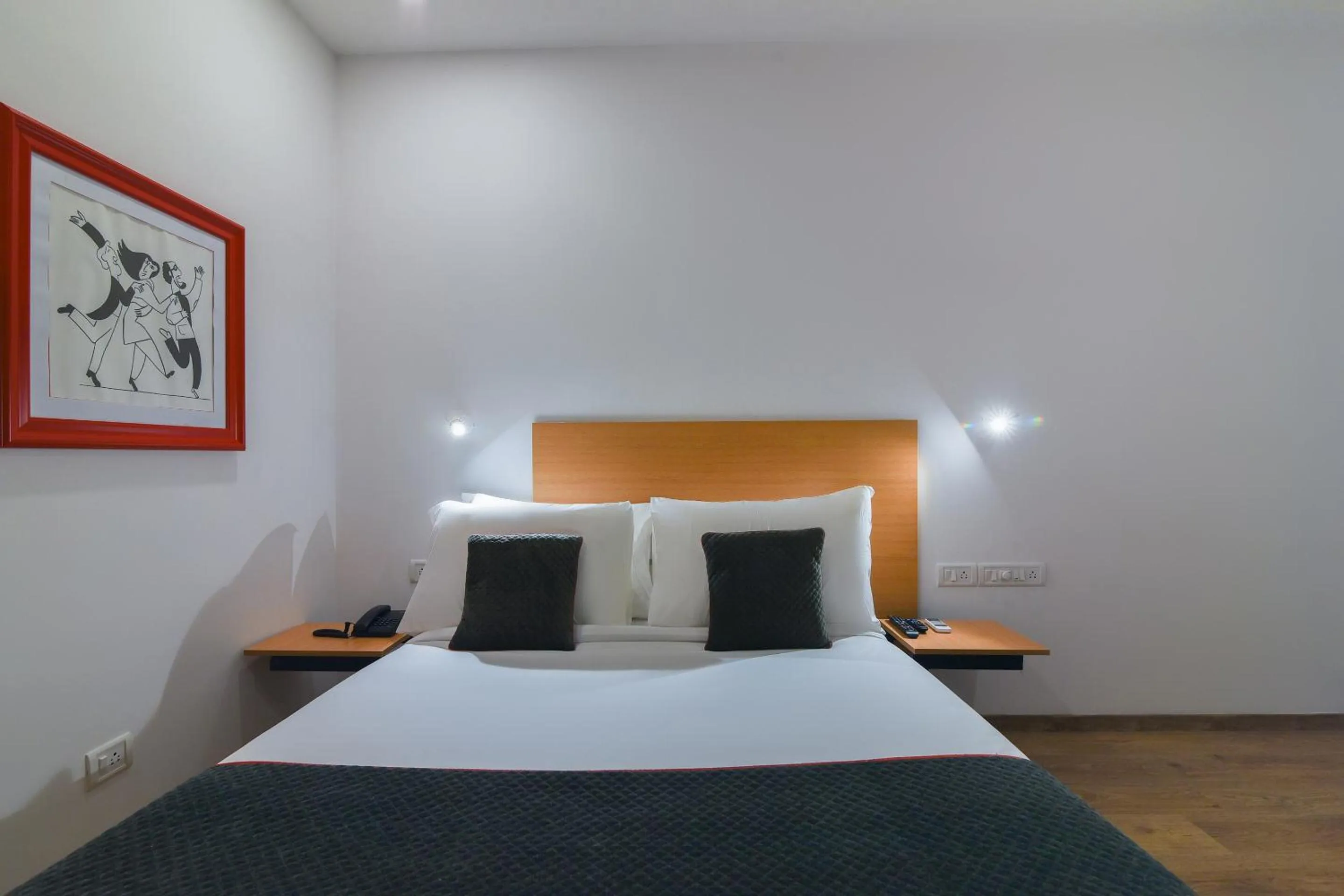 Bedroom, Bed in Super Townhouse Spruce Hotels Bellandur