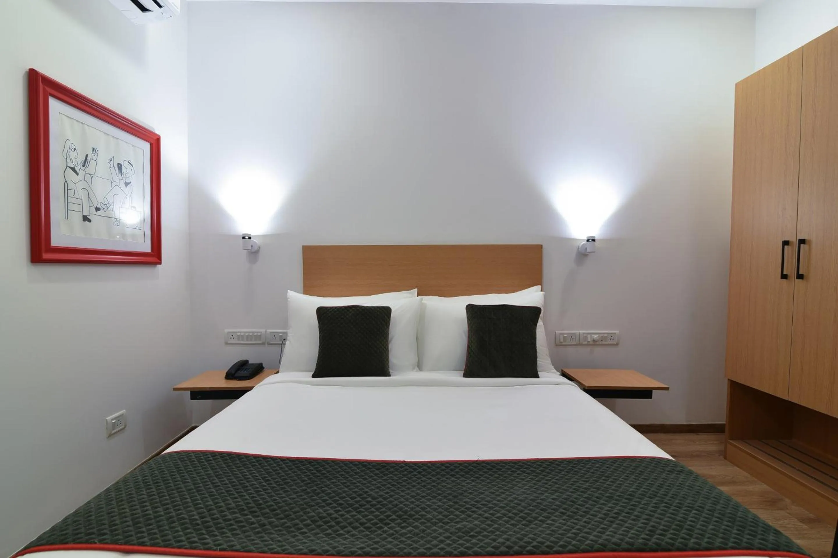 Bedroom, Bed in Super Townhouse Spruce Hotels Bellandur