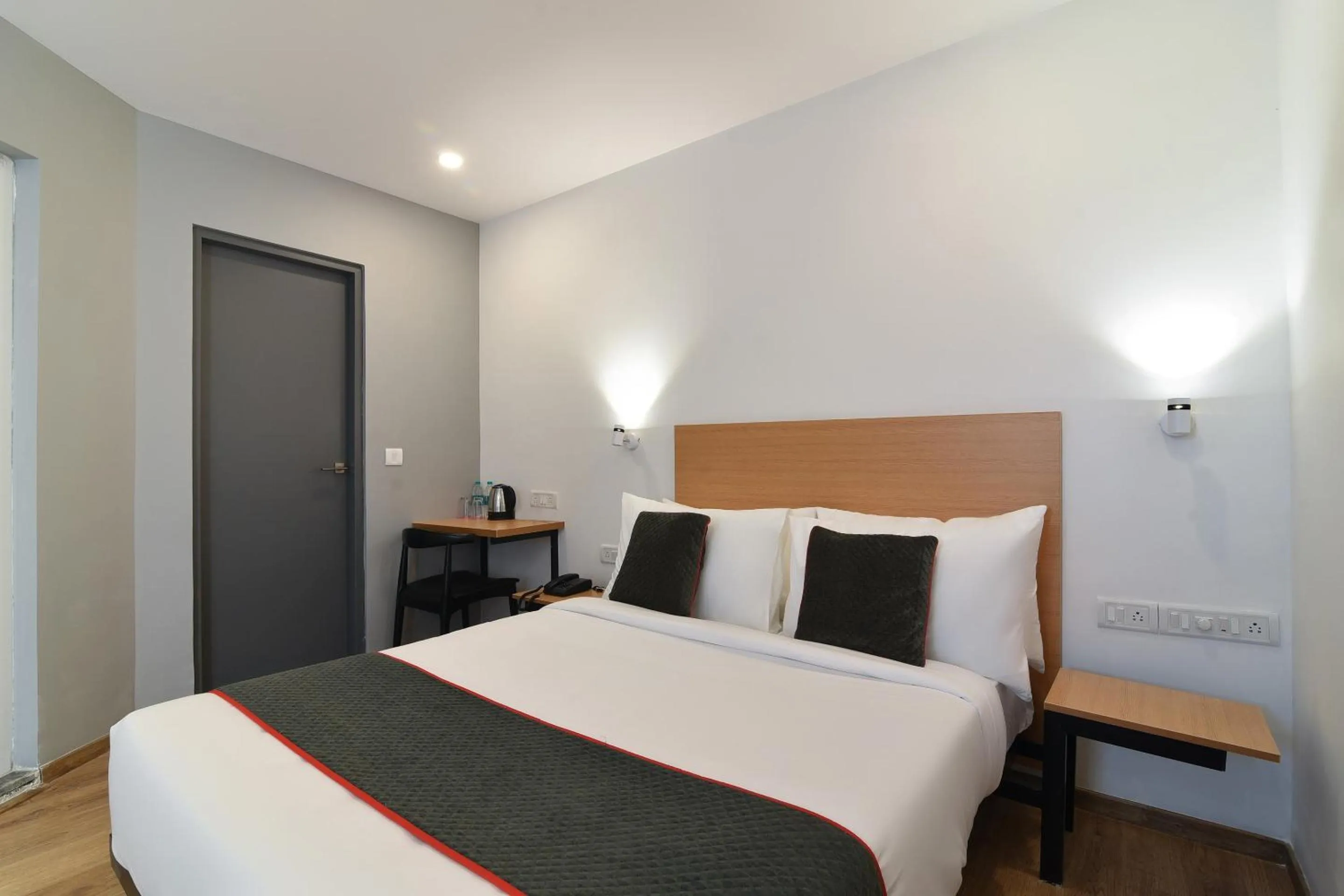Bedroom, Bed in Super Townhouse Spruce Hotels Bellandur