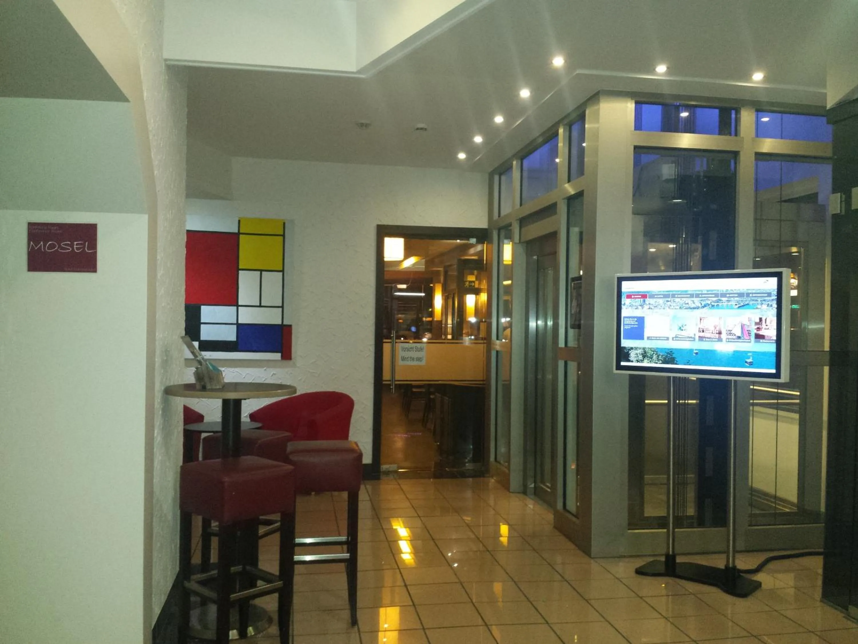 Lobby or reception in Hotel Hohenstaufen