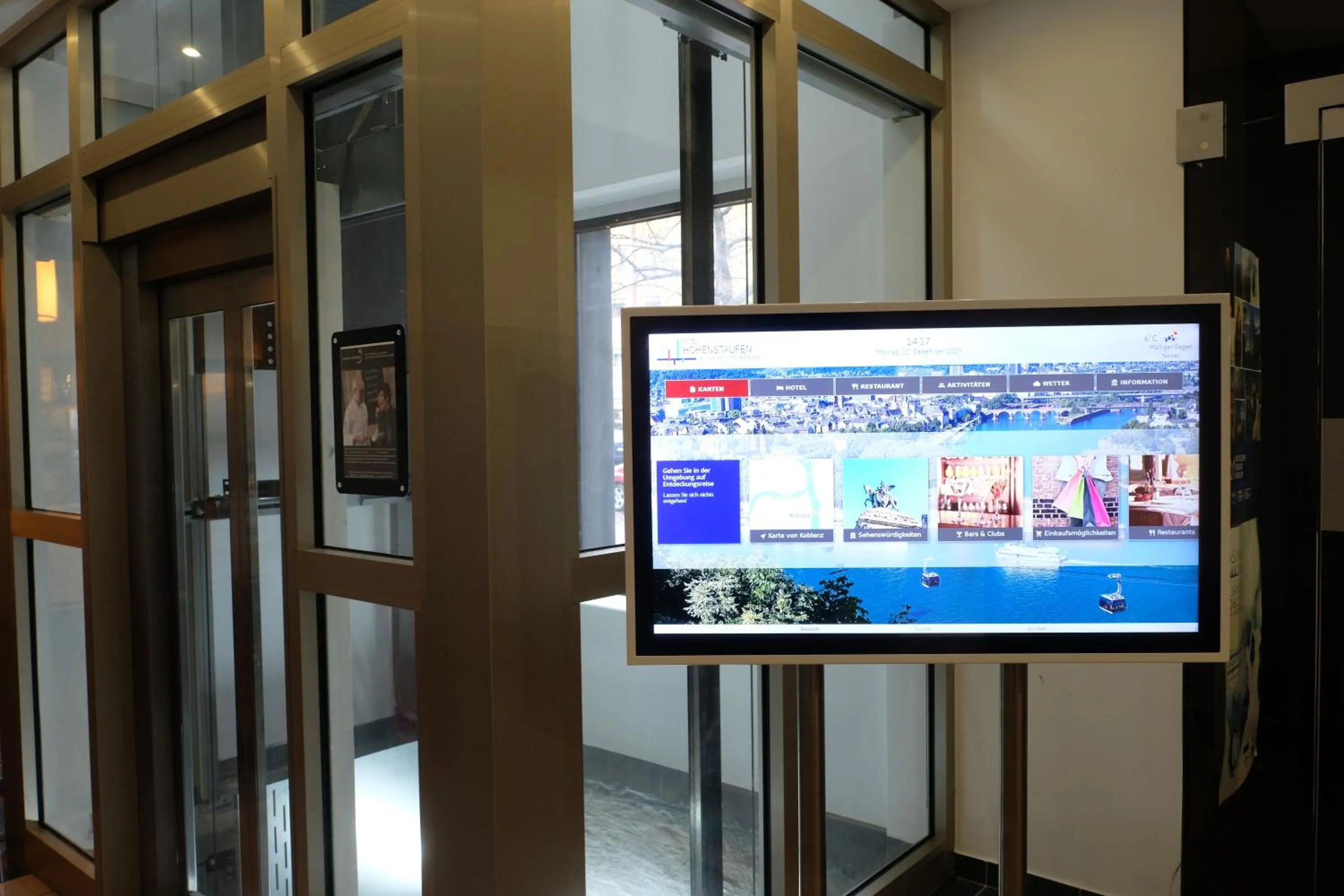 Decorative detail in Hotel Hohenstaufen