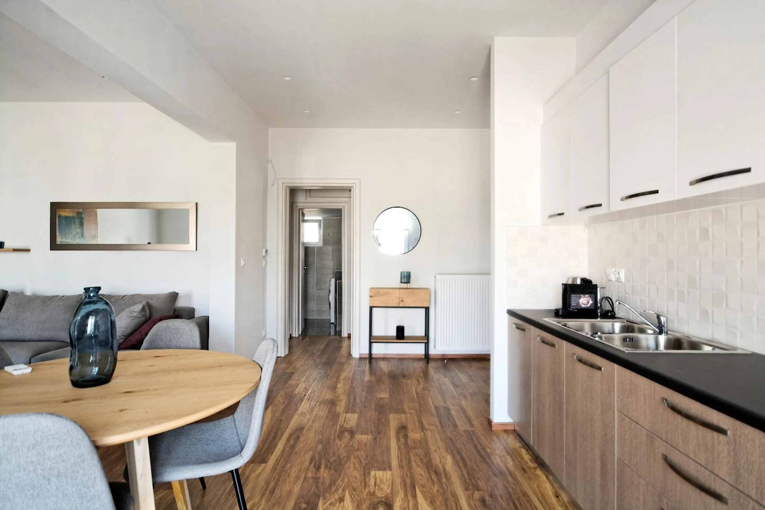 Seating area in Poseidon Residence