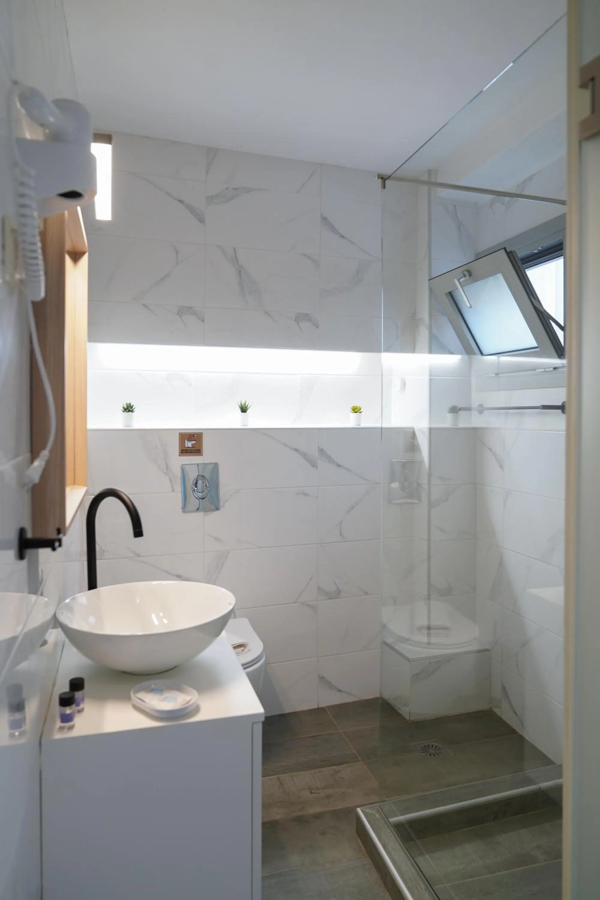 Bathroom in Posidonio Hotel