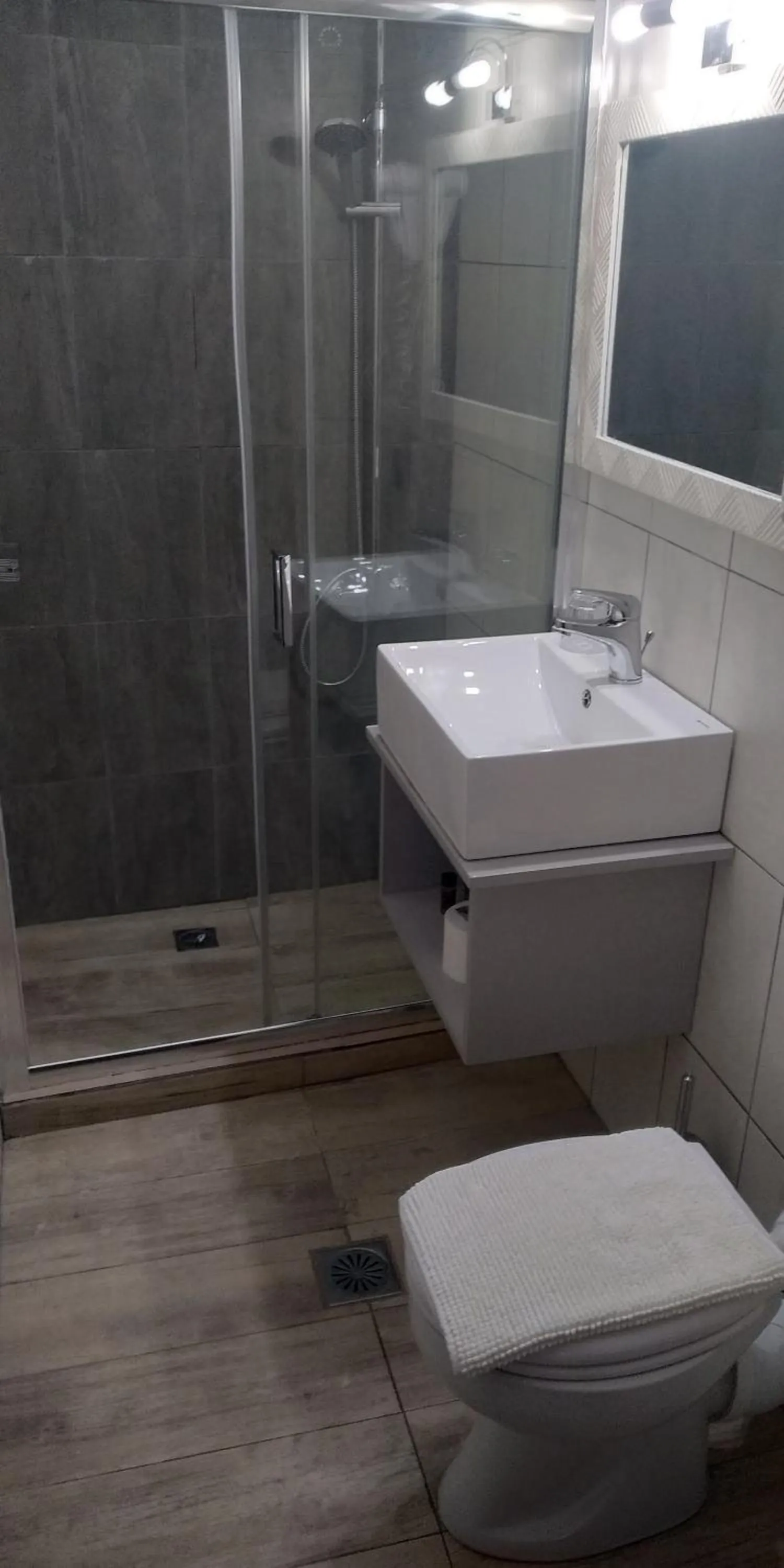 Bathroom in Posidonio Hotel