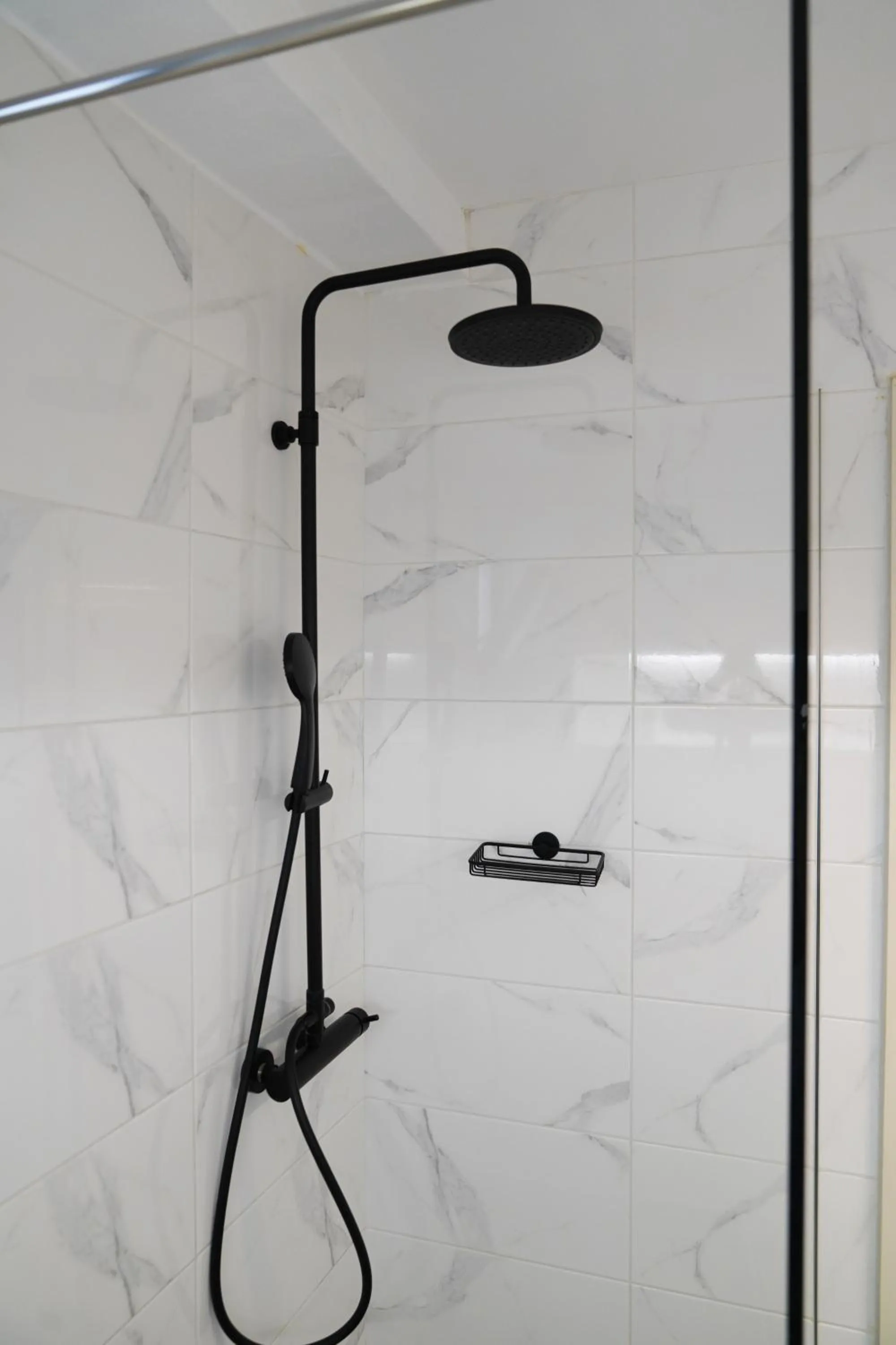 Shower in Posidonio Hotel