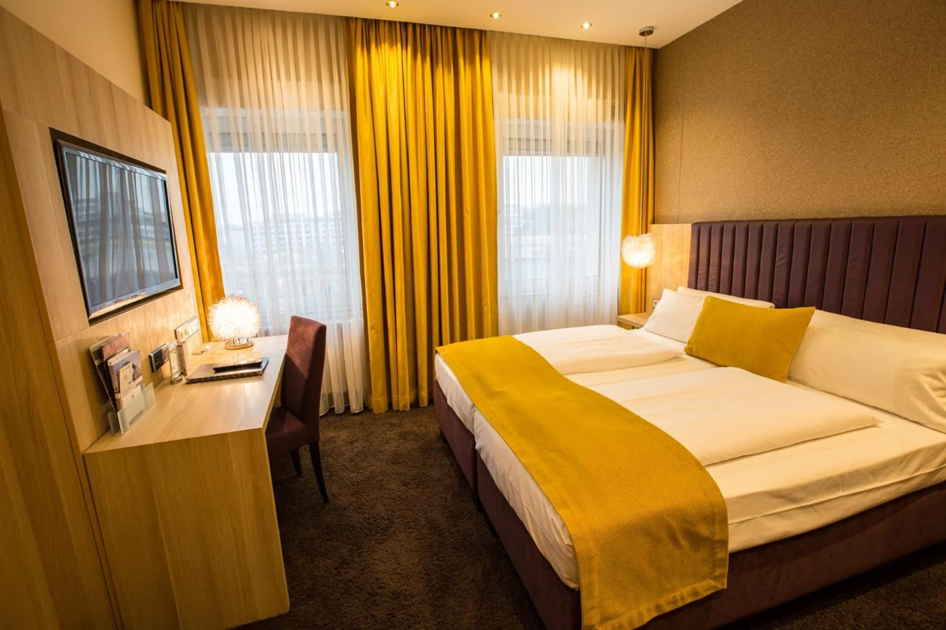 Bed in Top Hotel Hammer - Mainz Hauptbahnhof