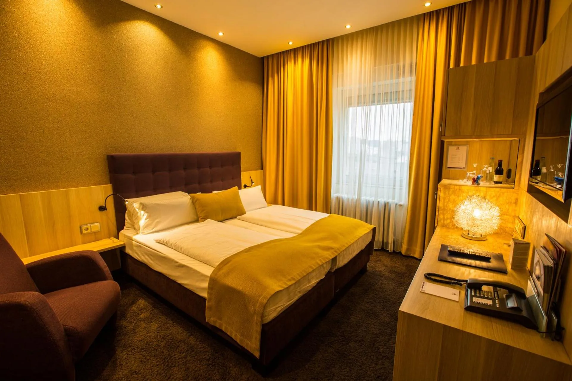 Bed in Top Hotel Hammer - Mainz Hauptbahnhof