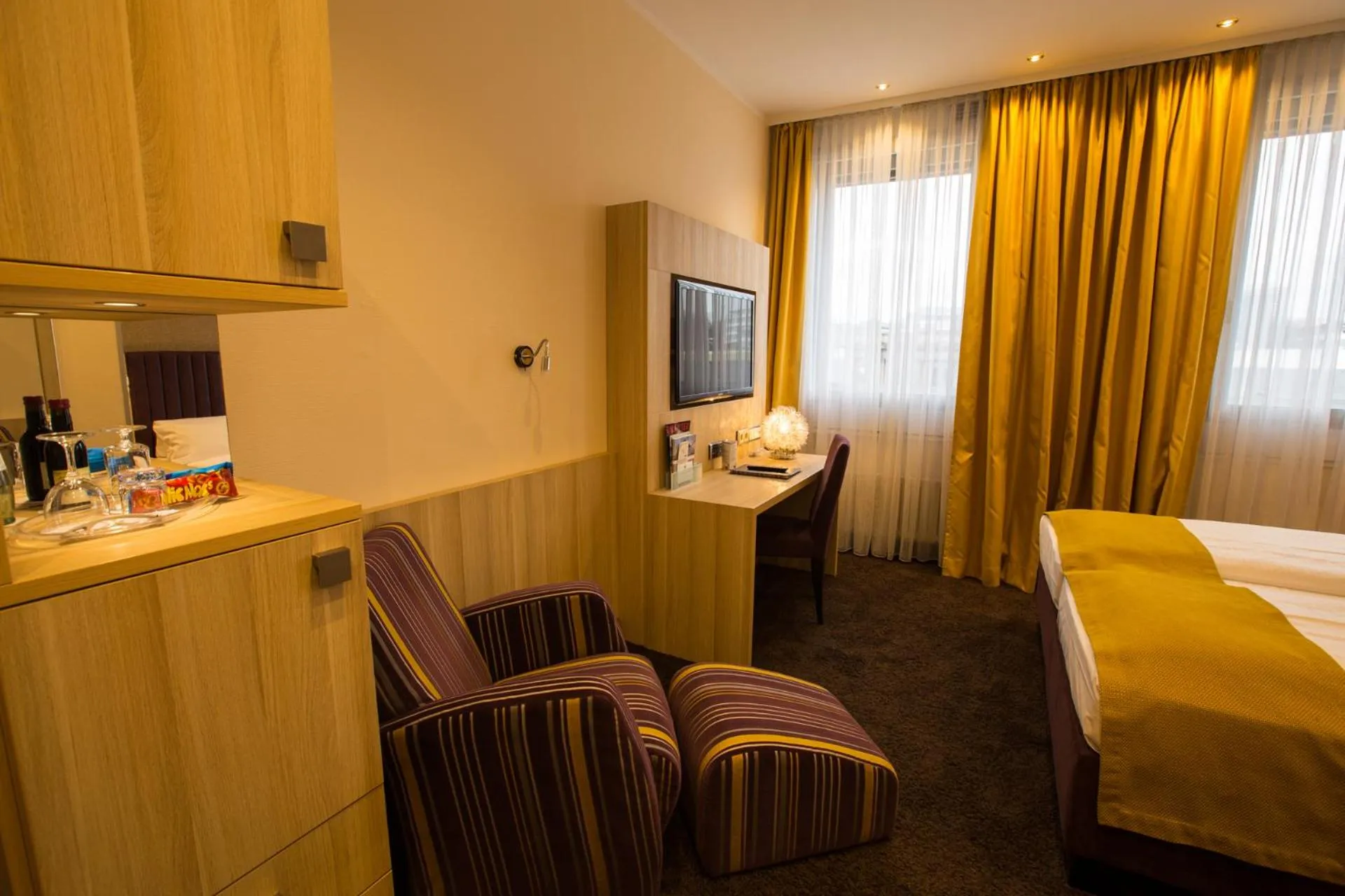 Bed in Top Hotel Hammer - Mainz Hauptbahnhof