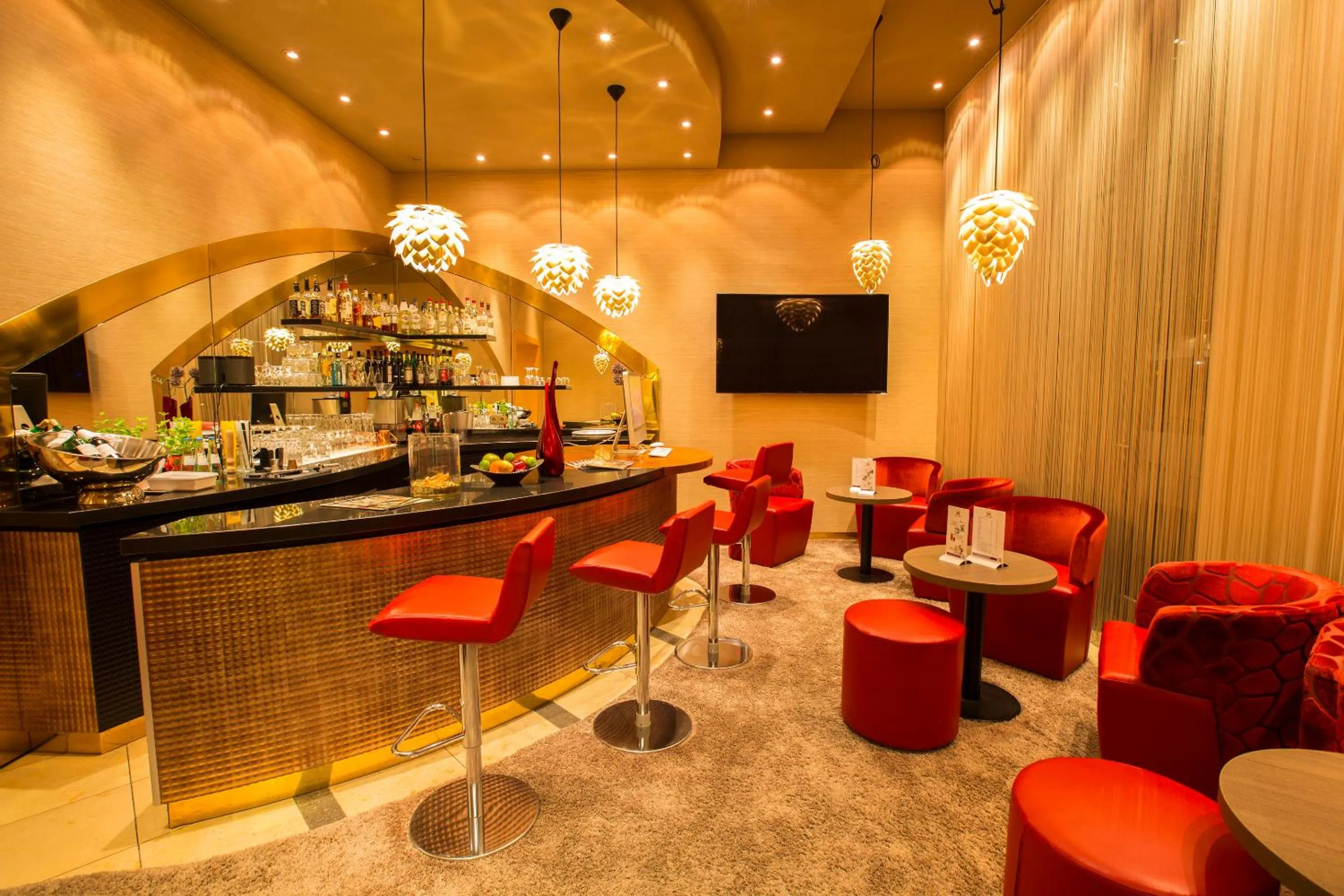 Communal lounge/ TV room in Top Hotel Hammer - Mainz Hauptbahnhof