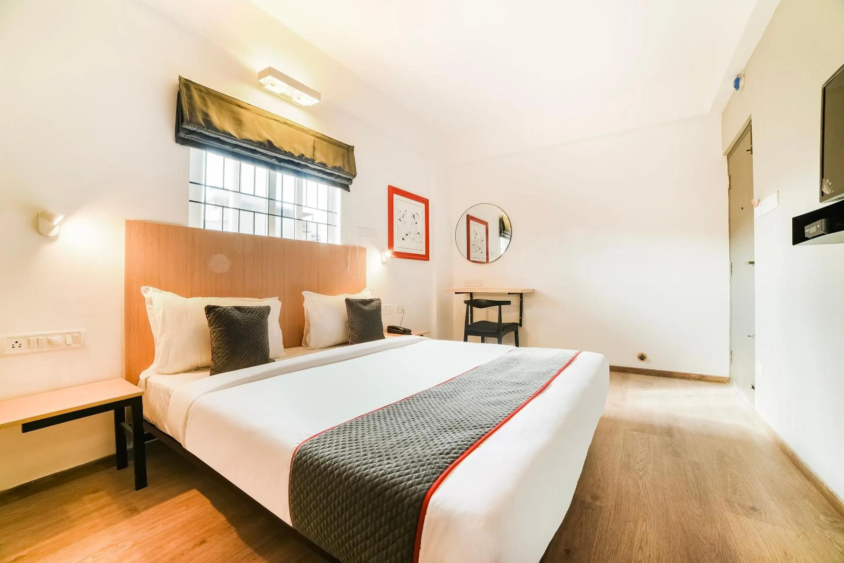 Bedroom, Bed in Townhouse Varthur Main Road Near Nexus Whitefield (The Forum Neighbourhood Mall)