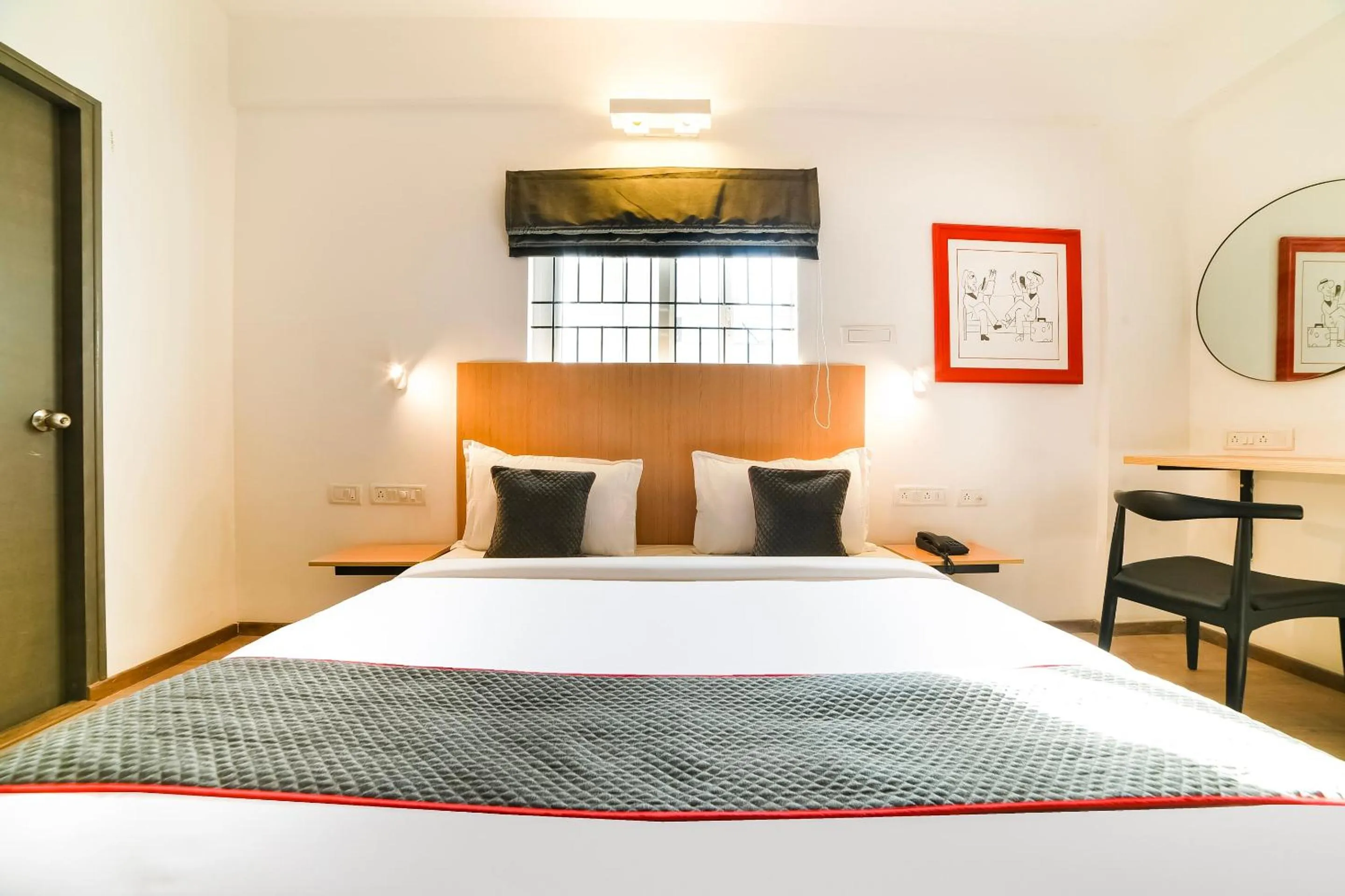 Bedroom, Bed in Townhouse Varthur Main Road Near Nexus Whitefield (The Forum Neighbourhood Mall)