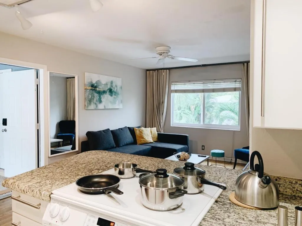 Kitchen or kitchenette in Galleria Apartments By Lowkl