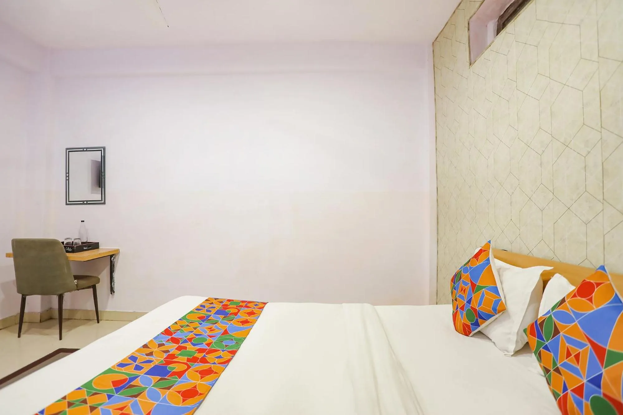 Bed in FabHotel Pranjul Inn