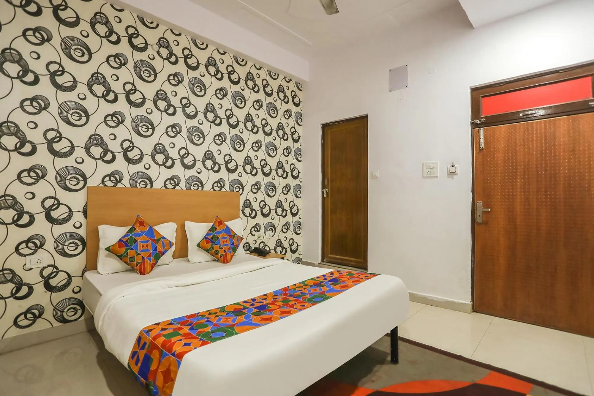 Bed in FabHotel Pranjul Inn