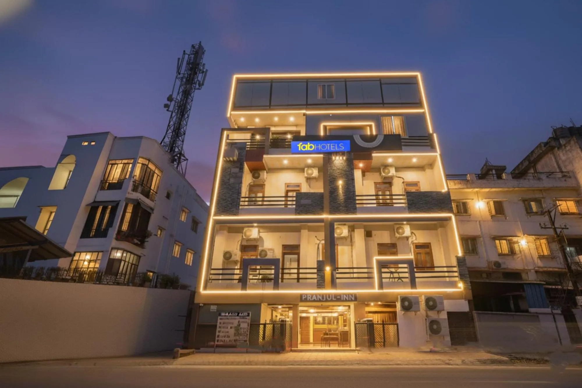 Property building in FabHotel Pranjul Inn