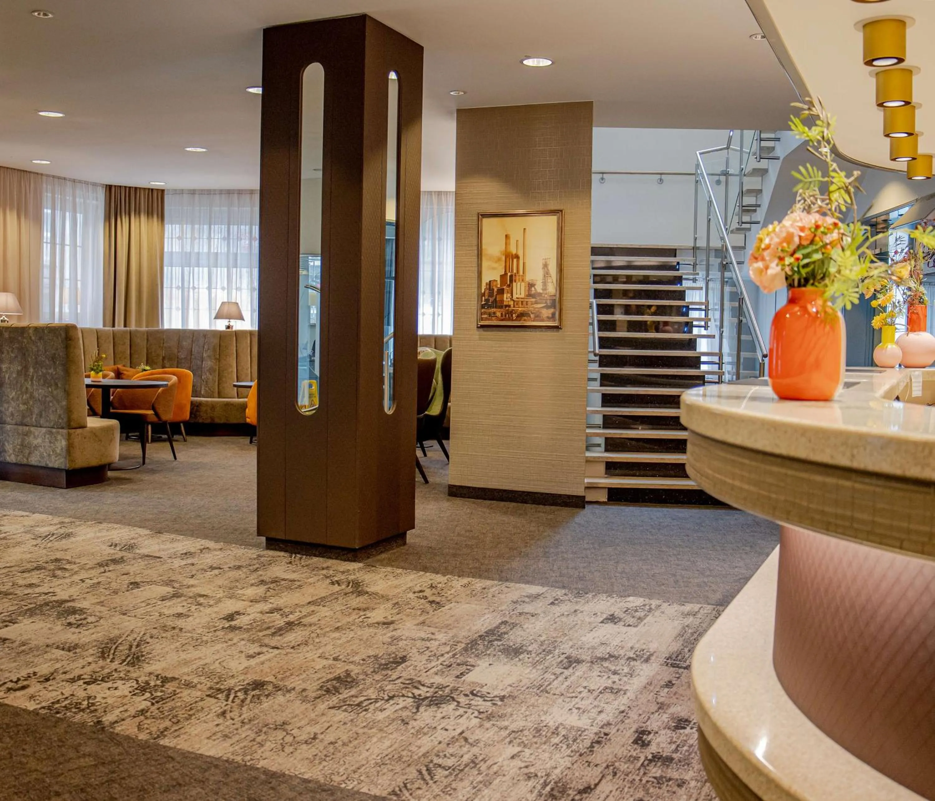 Lobby or reception in Hotel Essener Hof; Sure Hotel Collection by Best Western
