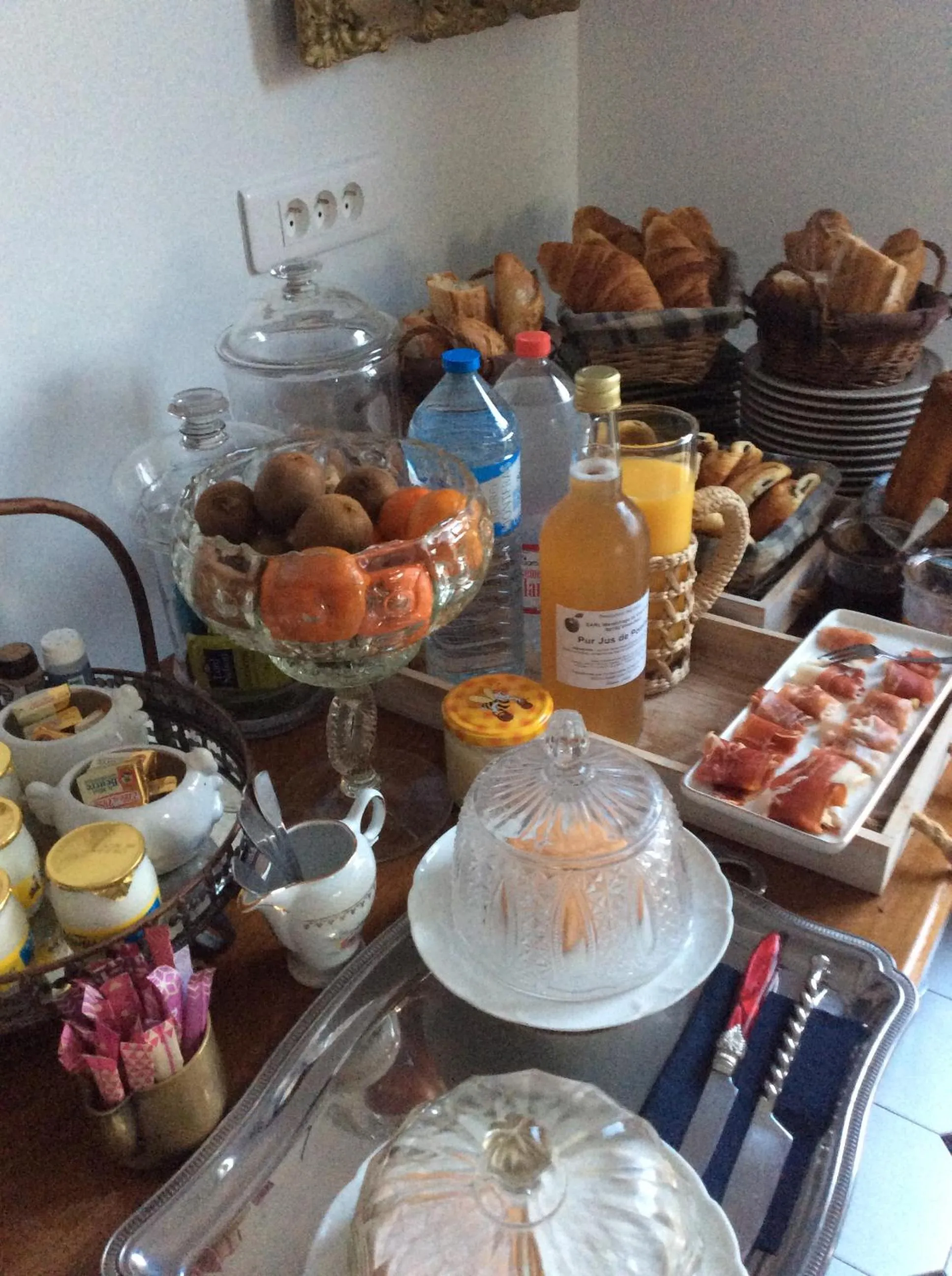 Breakfast in La VILLA en BAIE