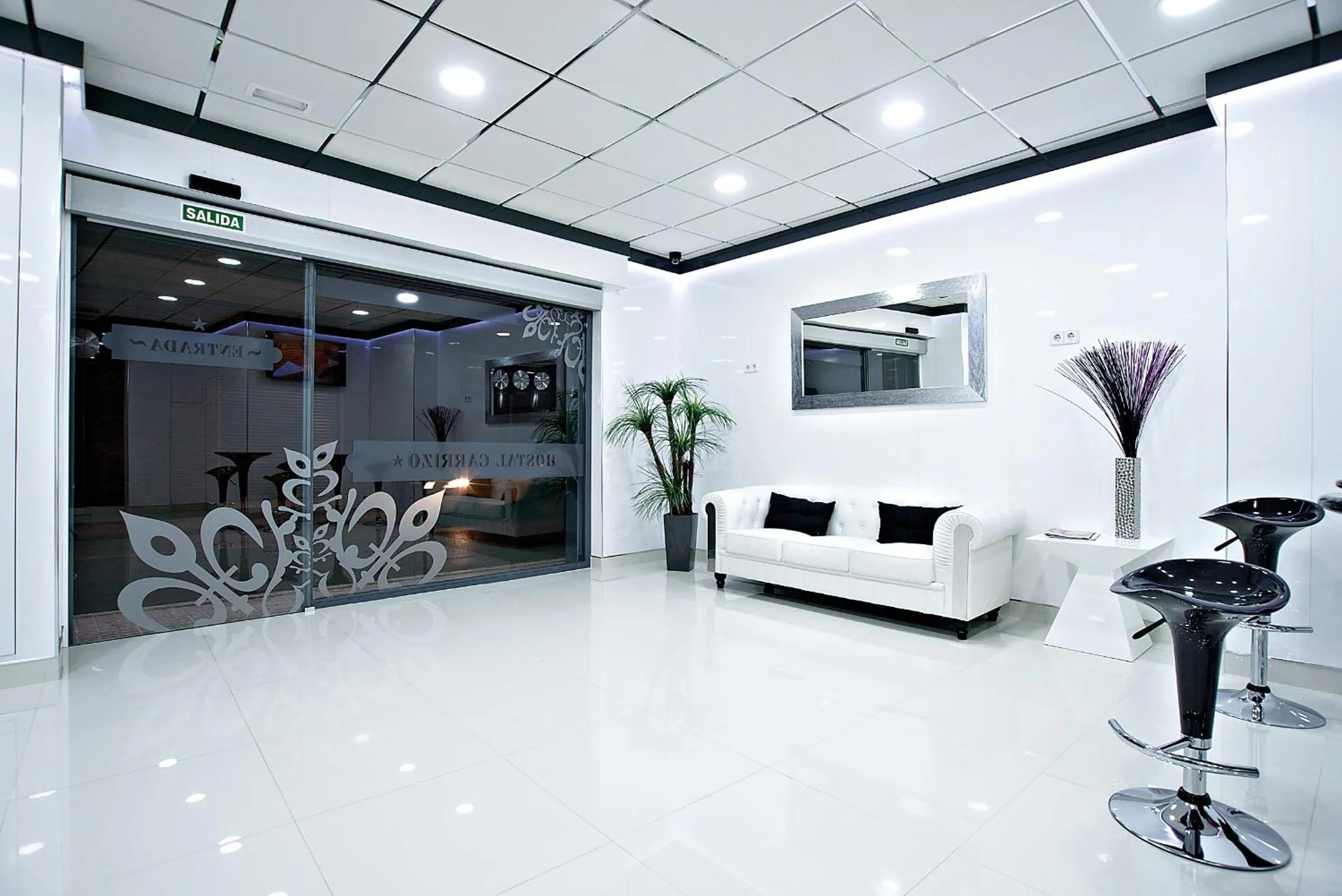 Lobby or reception in Hostal Carrizo