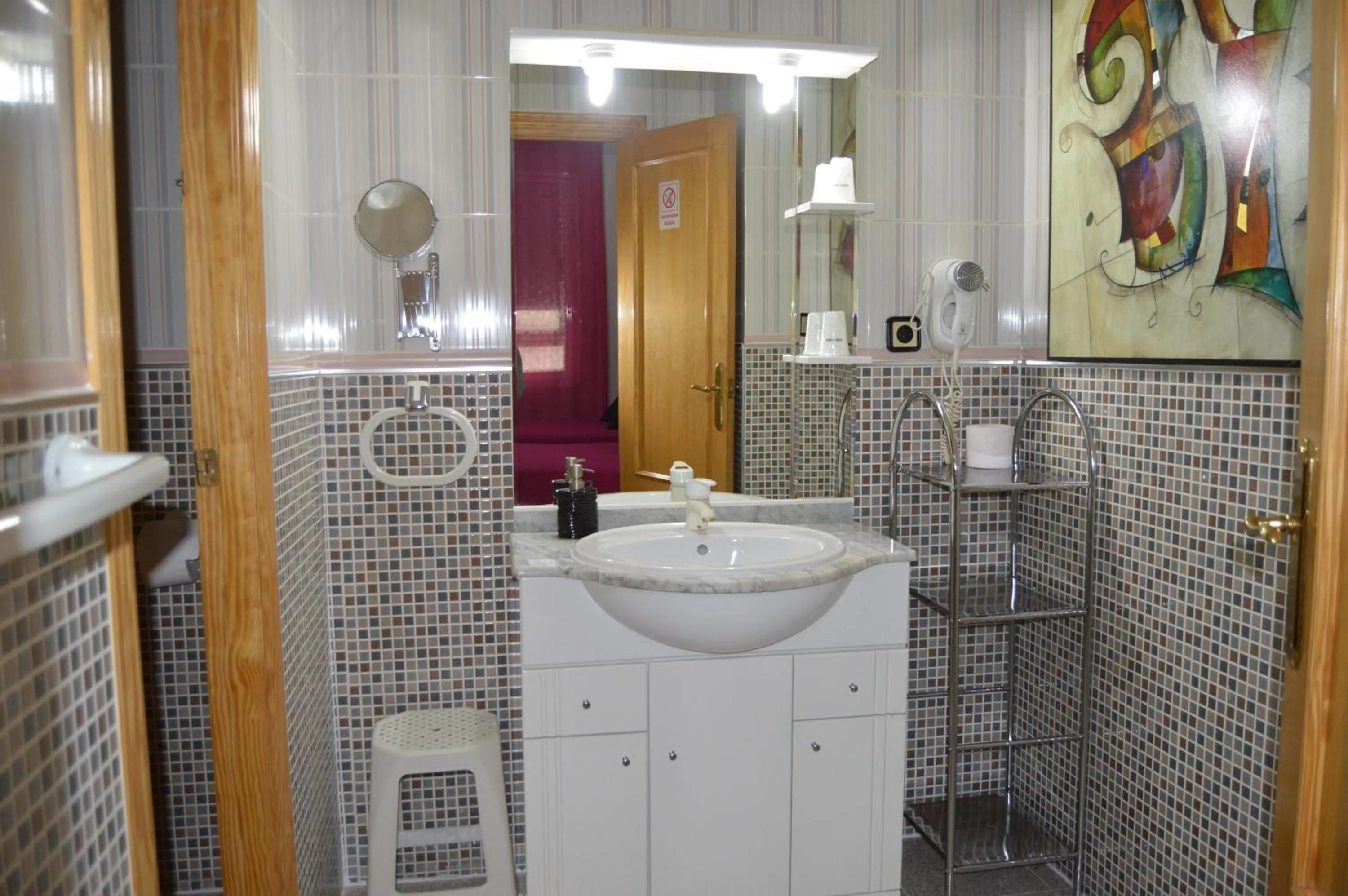 Bathroom in Hostal Carrizo