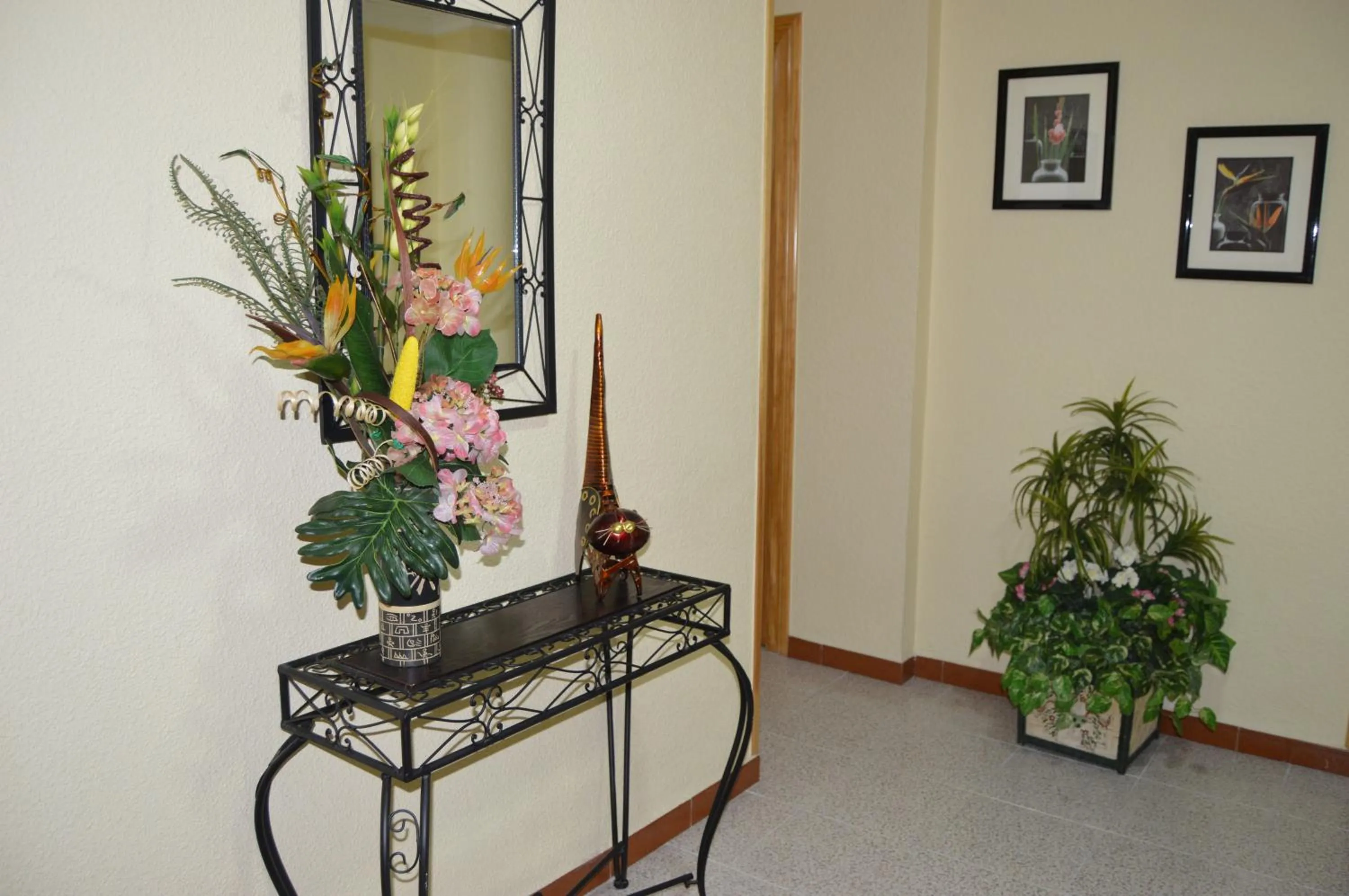 Seating area in Hostal Carrizo