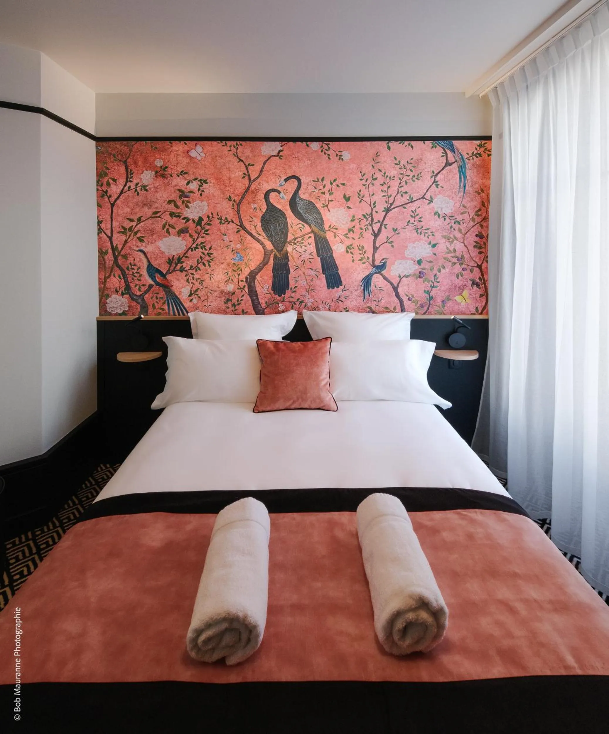 Bed in Hôtel et Restaurant Le Regina