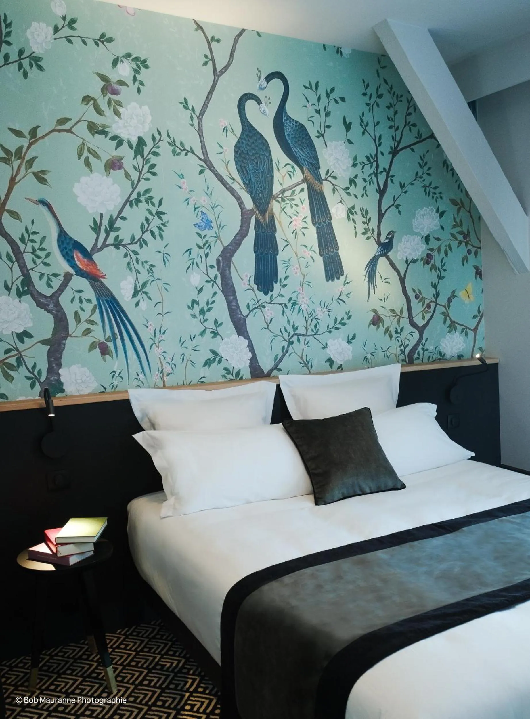 Bed in Hôtel et Restaurant Le Regina