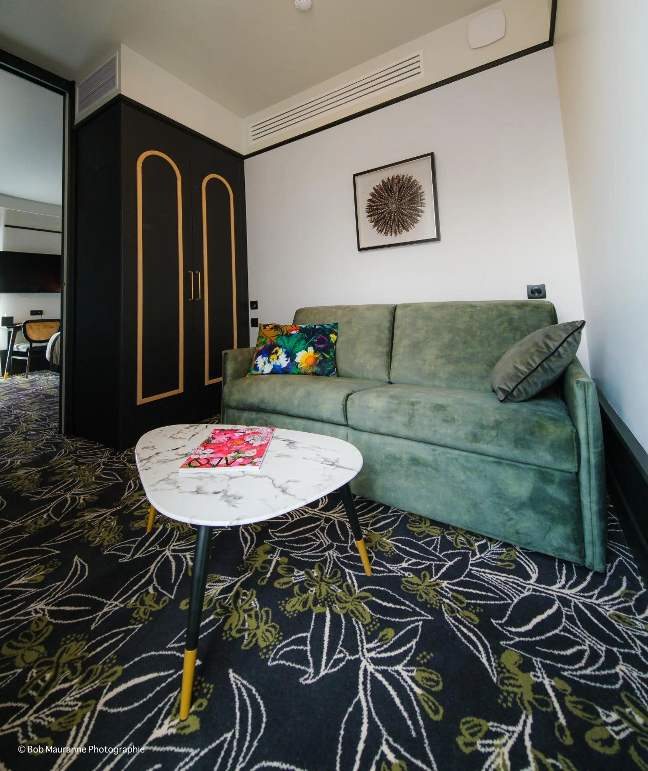 Bed in Hôtel et Restaurant Le Regina