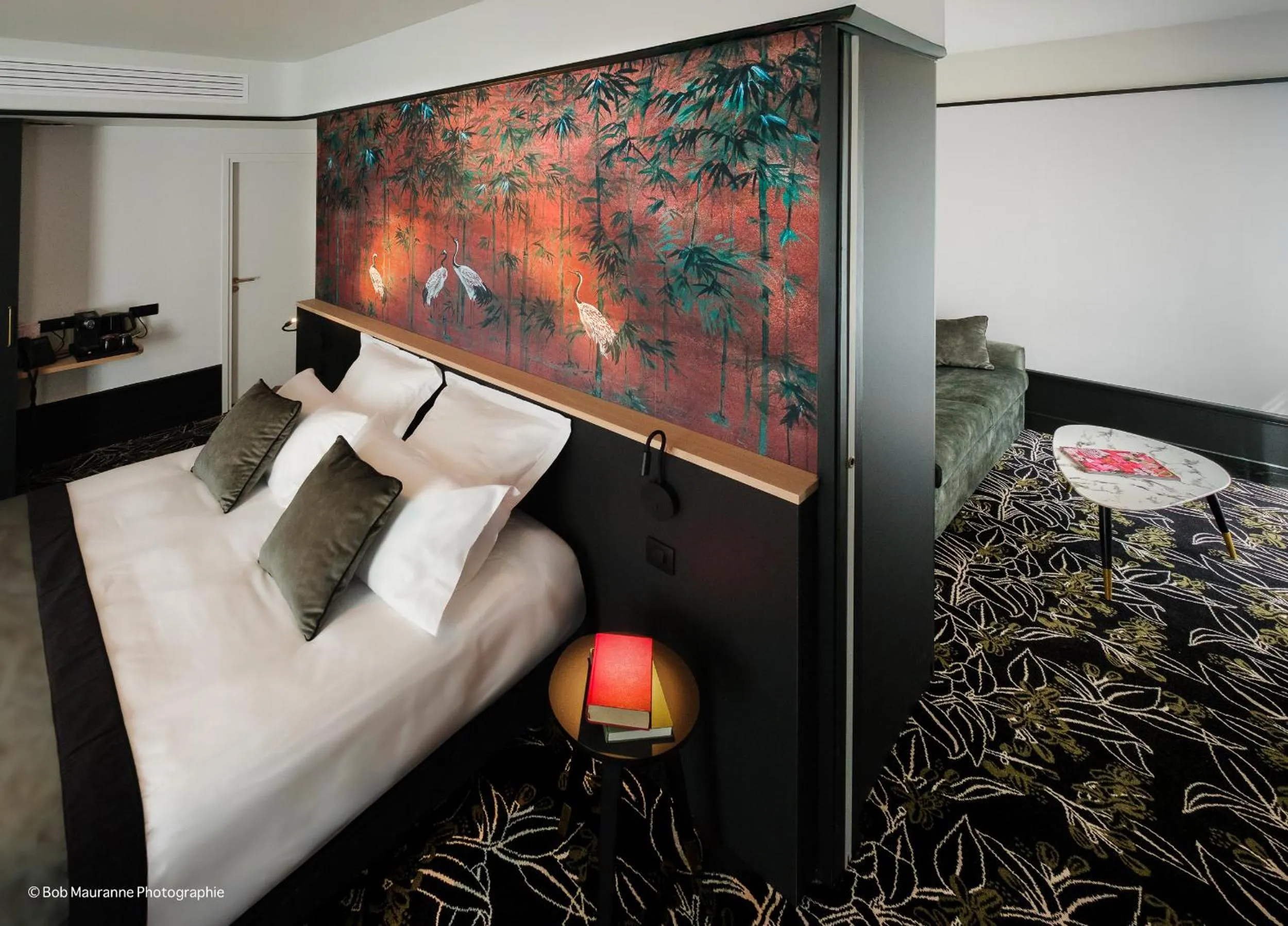 Bed in Hôtel et Restaurant Le Regina