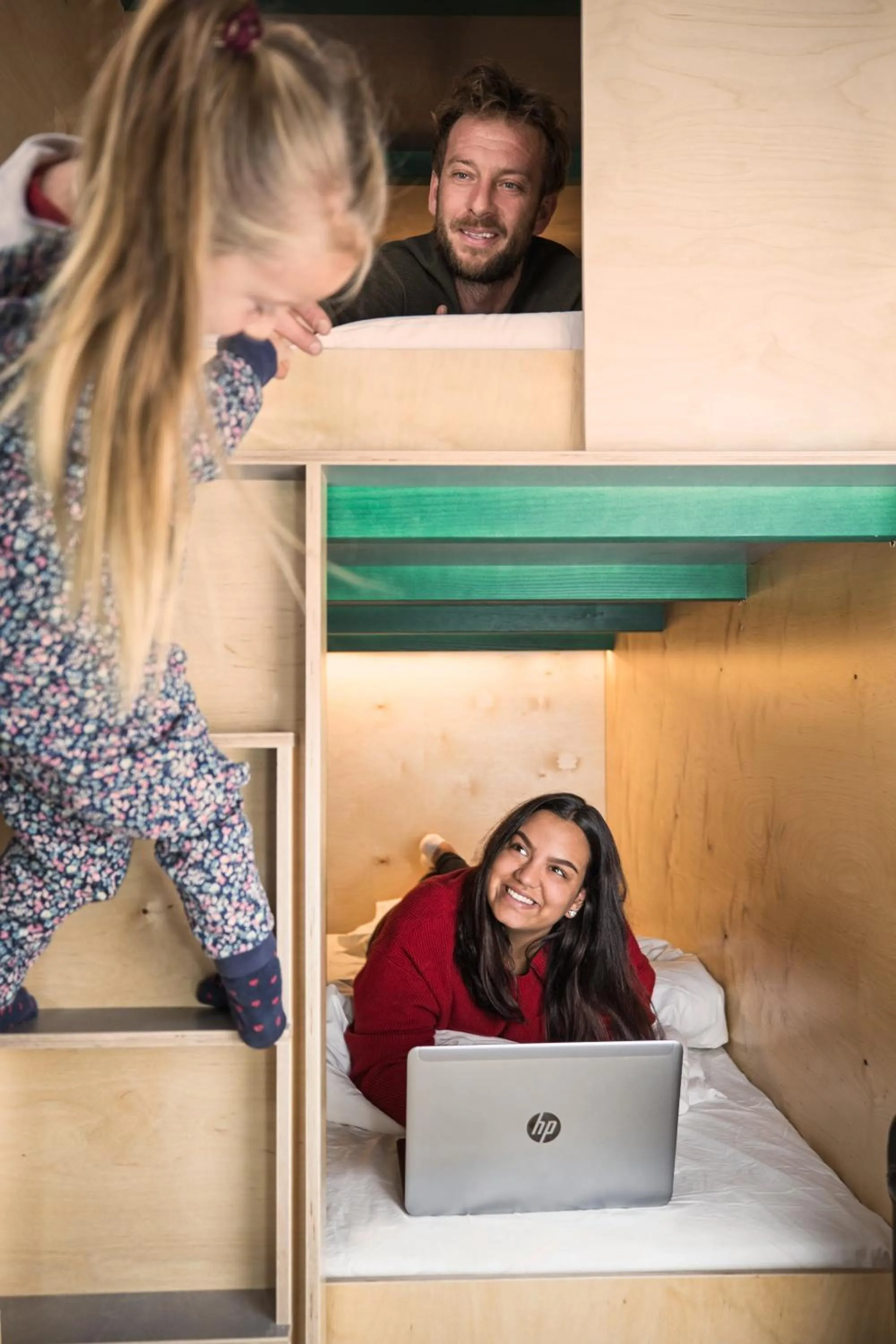 Bedroom in Green Marmot Capsule Hotel Zürich