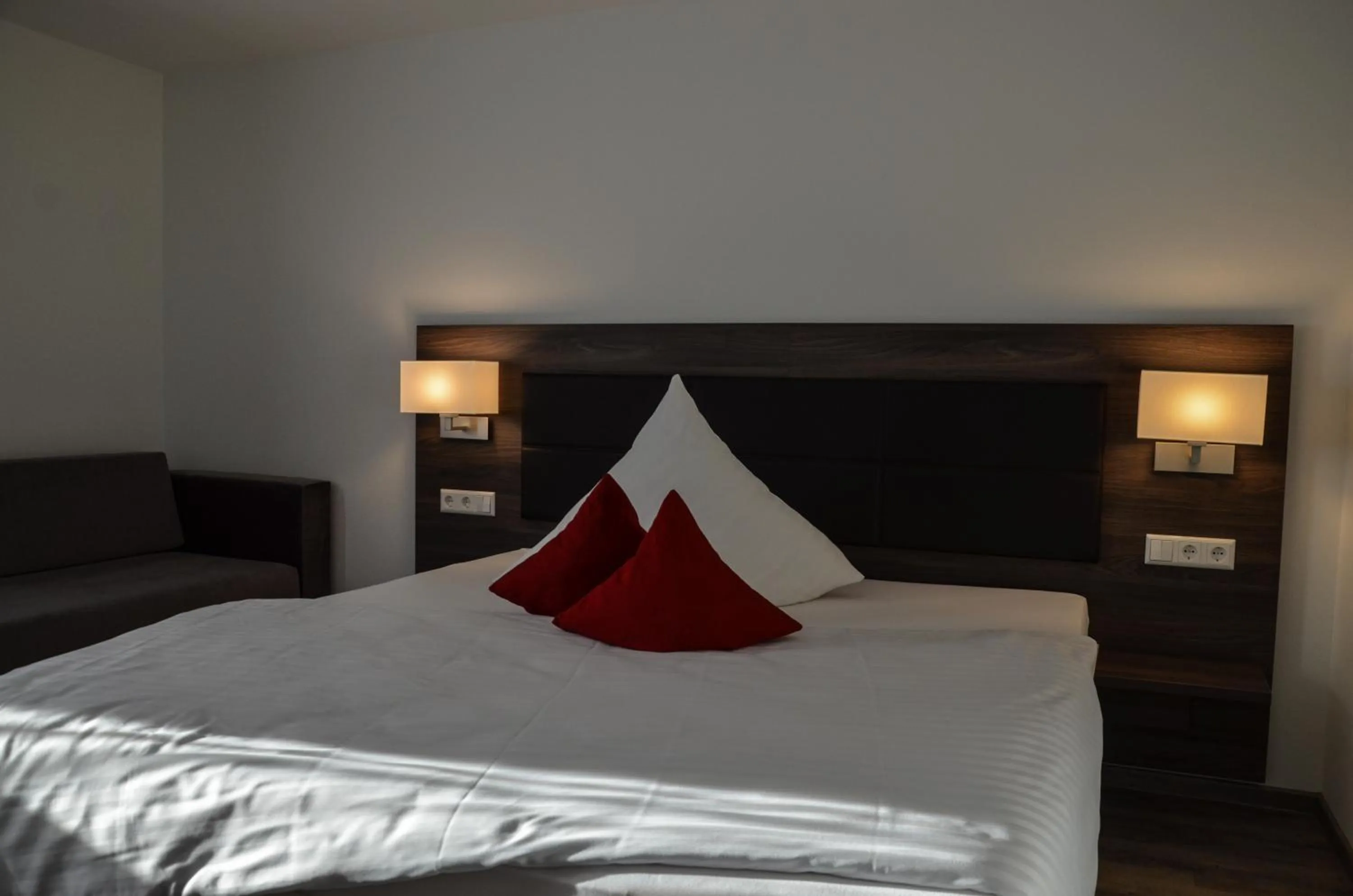 Bed in Hotel Restaurant Lamm