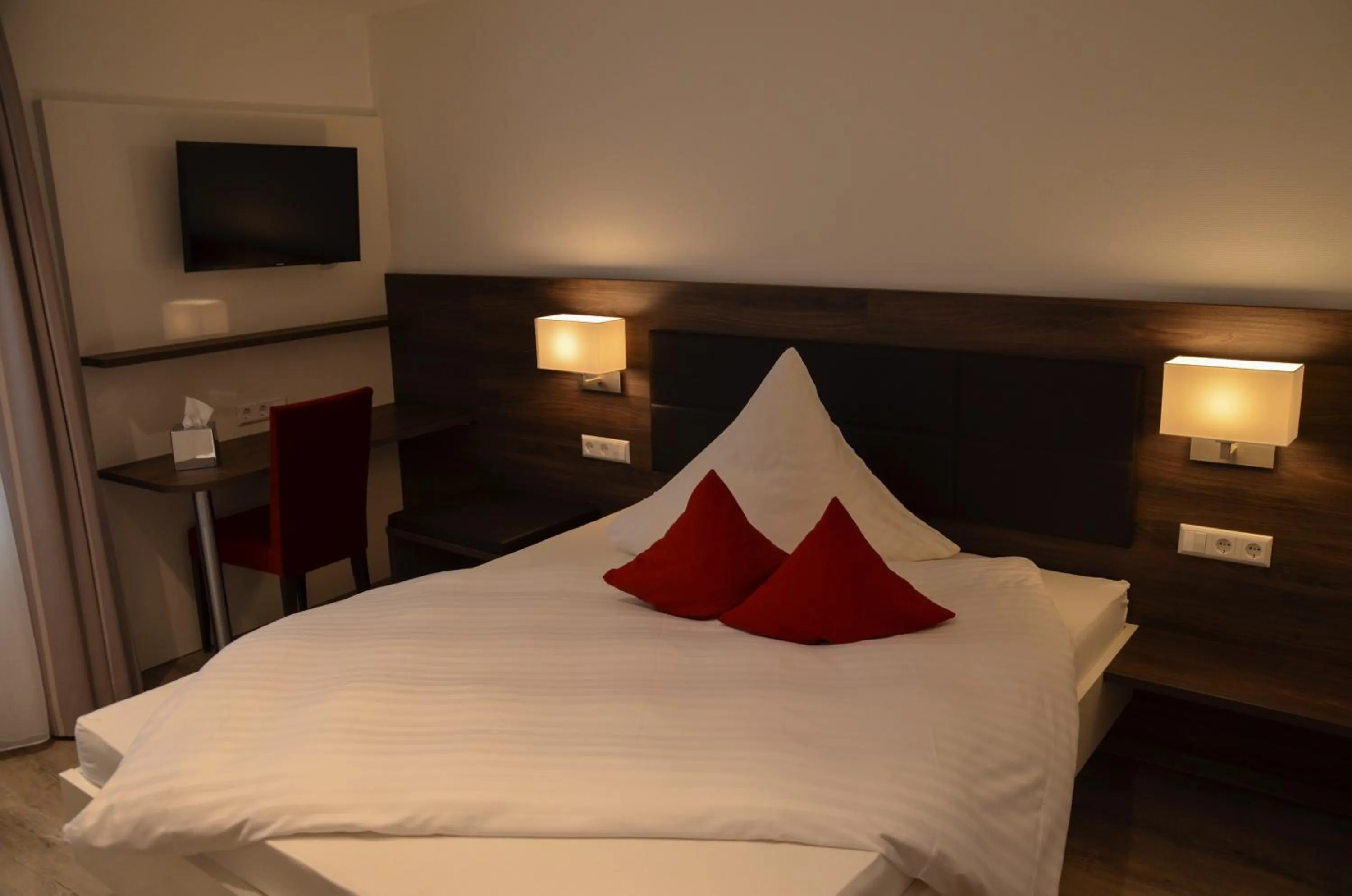 Bed in Hotel Restaurant Lamm