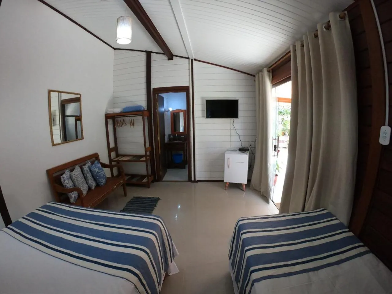 Bed in Pousada Bela Vista