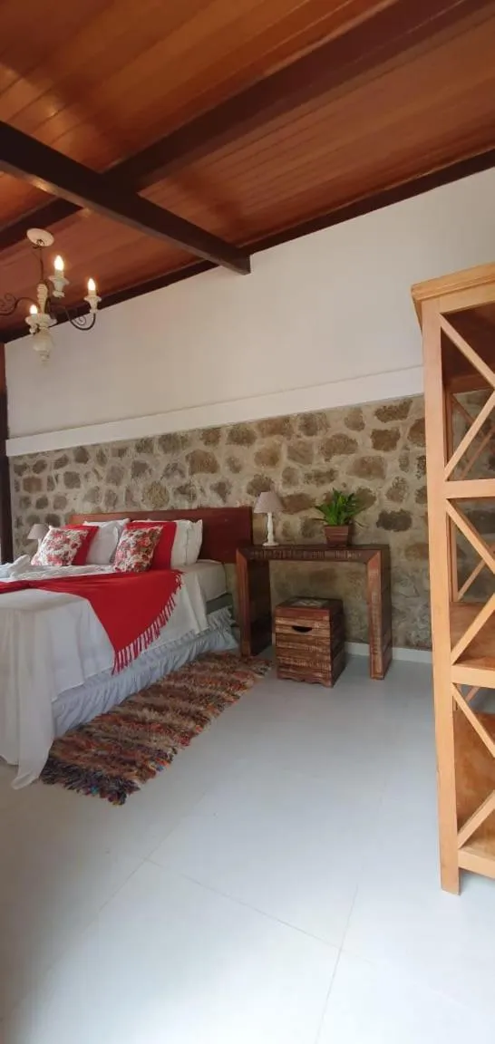 Bed in Pousada Bela Vista