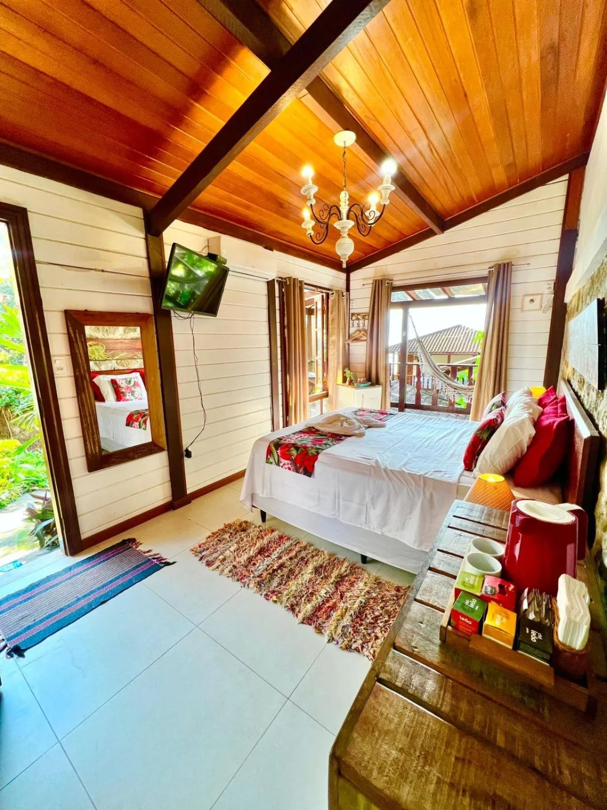 Bed in Pousada Bela Vista