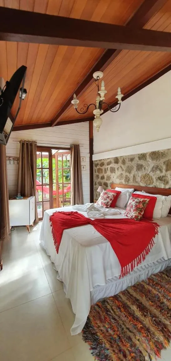 Bed in Pousada Bela Vista