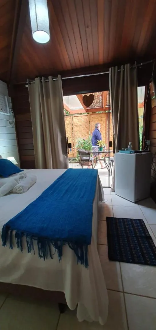 Bed in Pousada Bela Vista