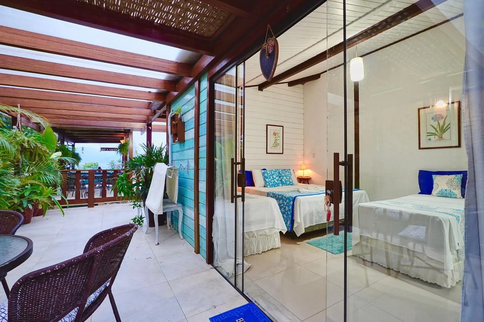 Bed in Pousada Bela Vista