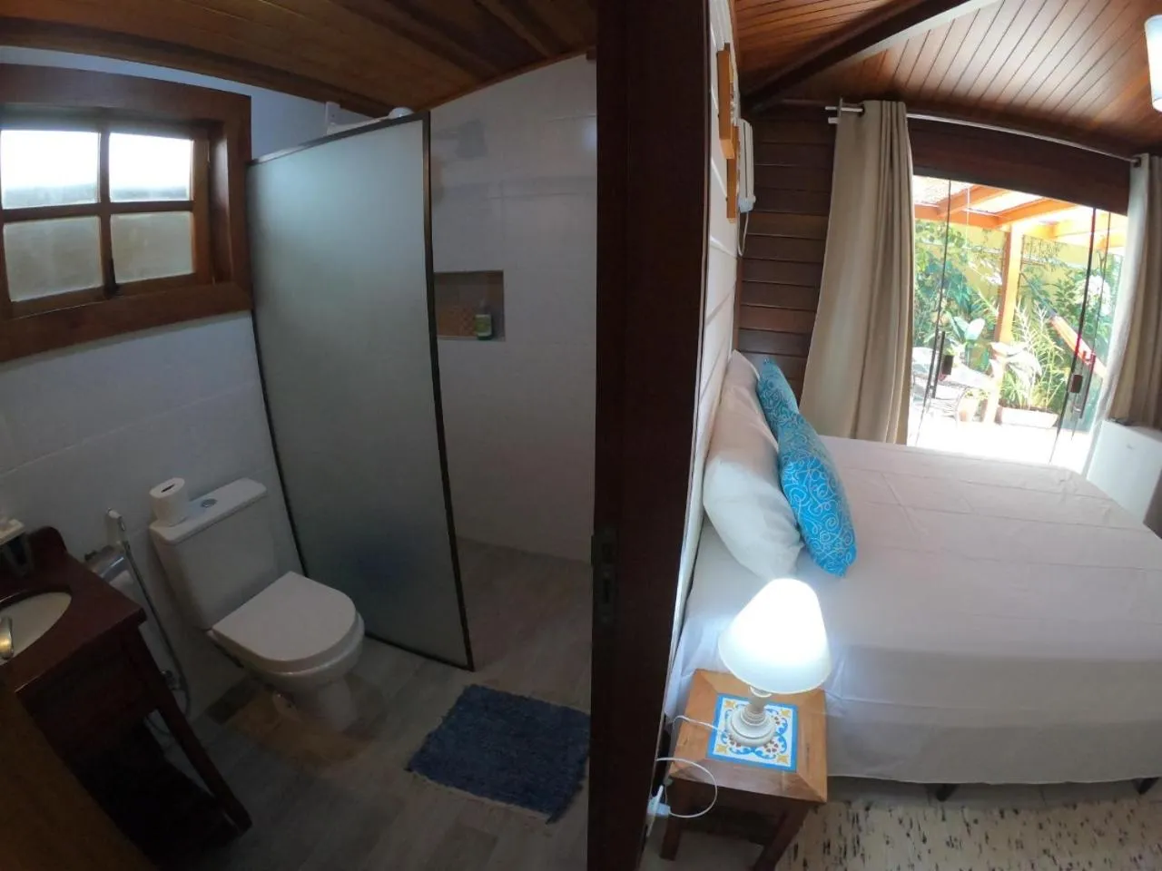 Bed in Pousada Bela Vista