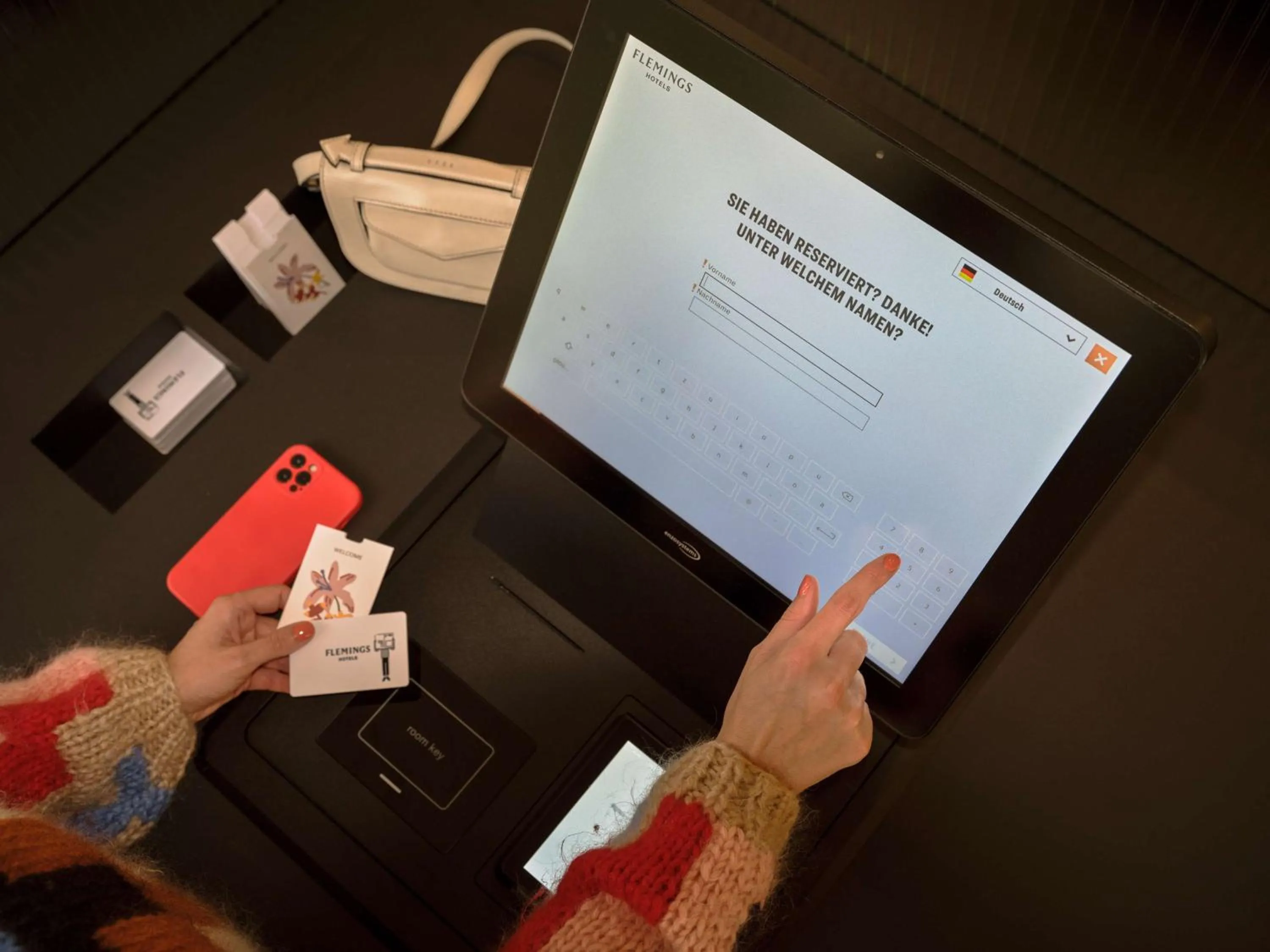 Lobby or reception in Flemings Hotel Frankfurt-Central