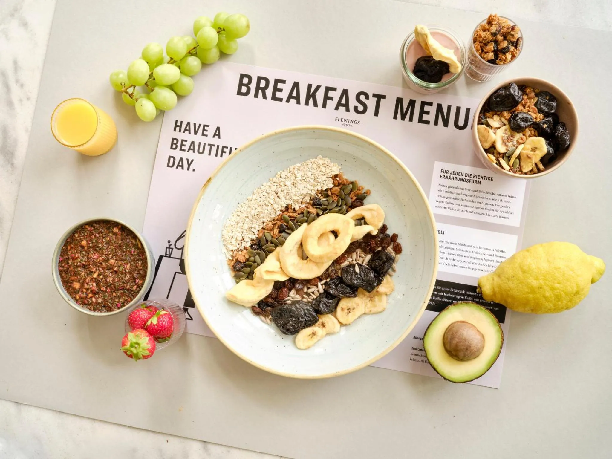 Buffet breakfast in Flemings Hotel Frankfurt-Central