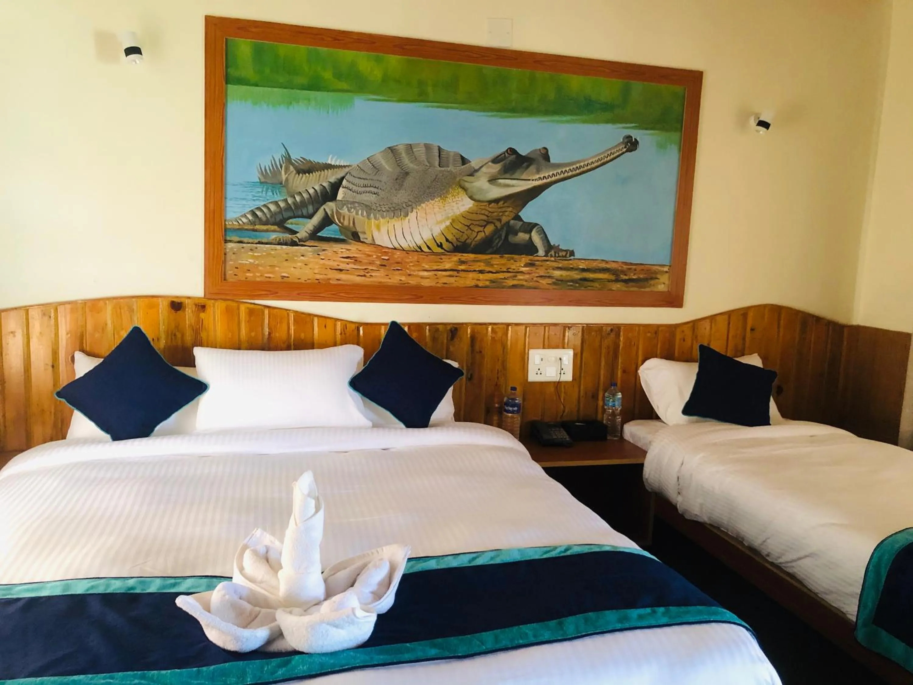 Bed in Babai Resort Pvt Ltd