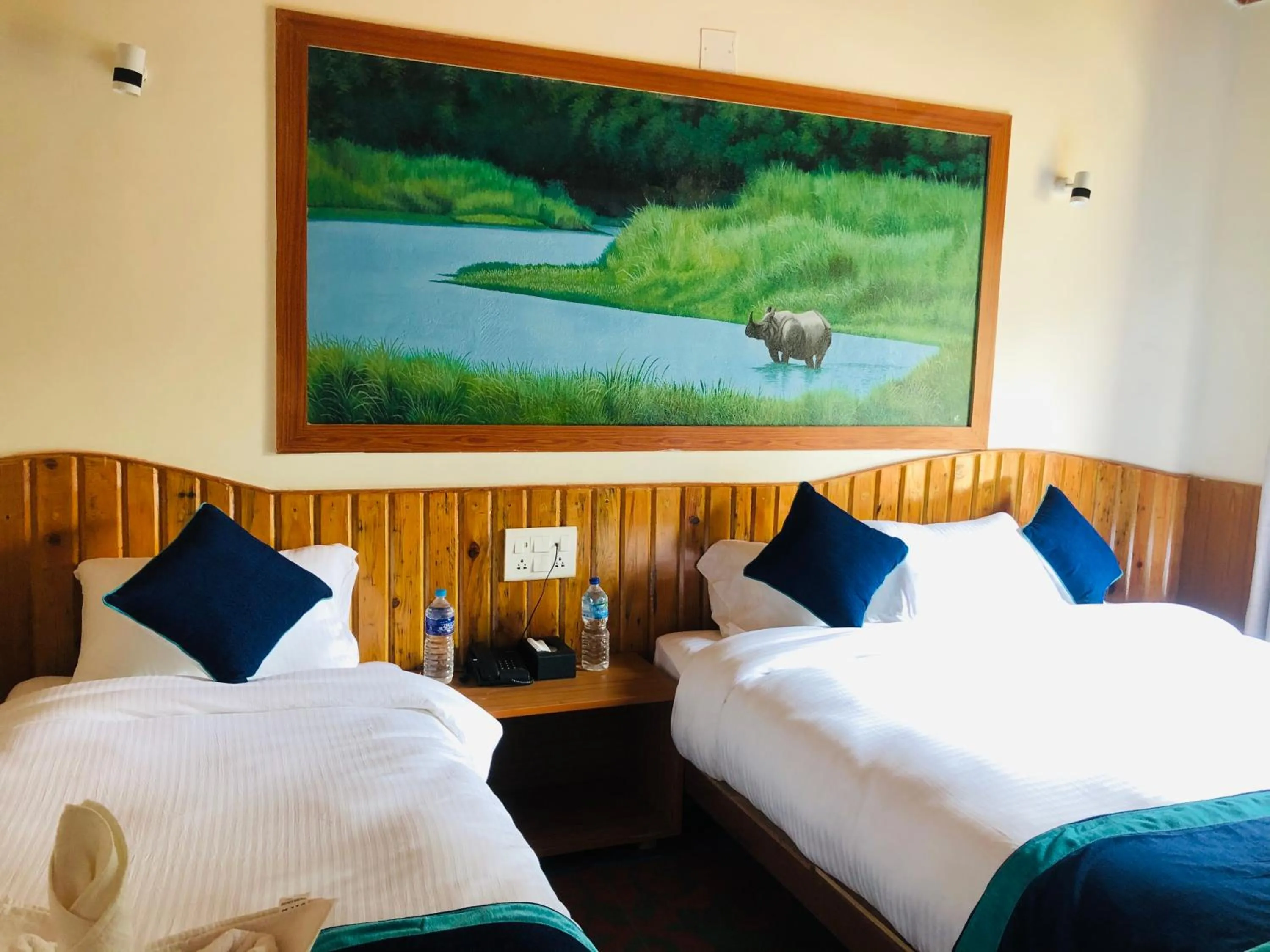 Bed in Babai Resort Pvt Ltd