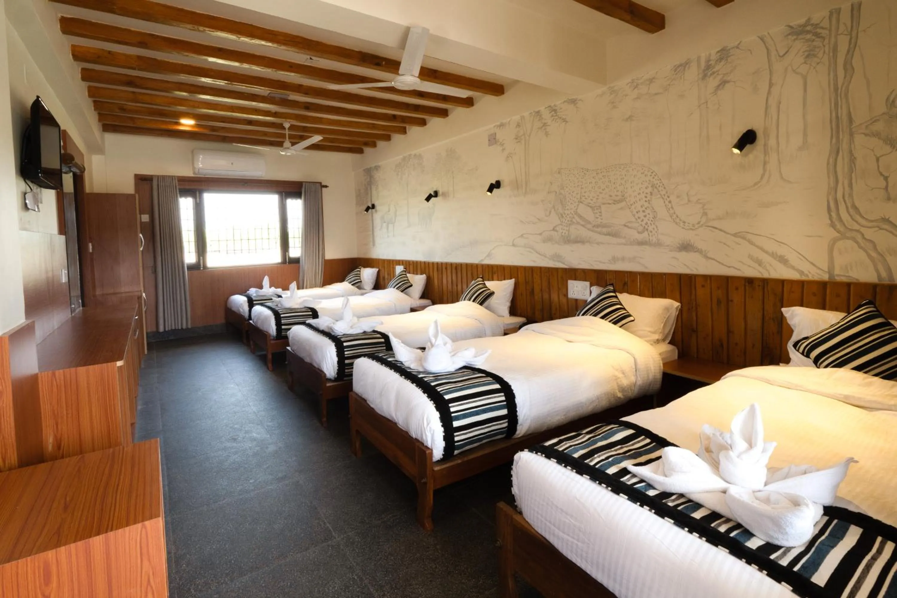 Bed in Babai Resort Pvt Ltd